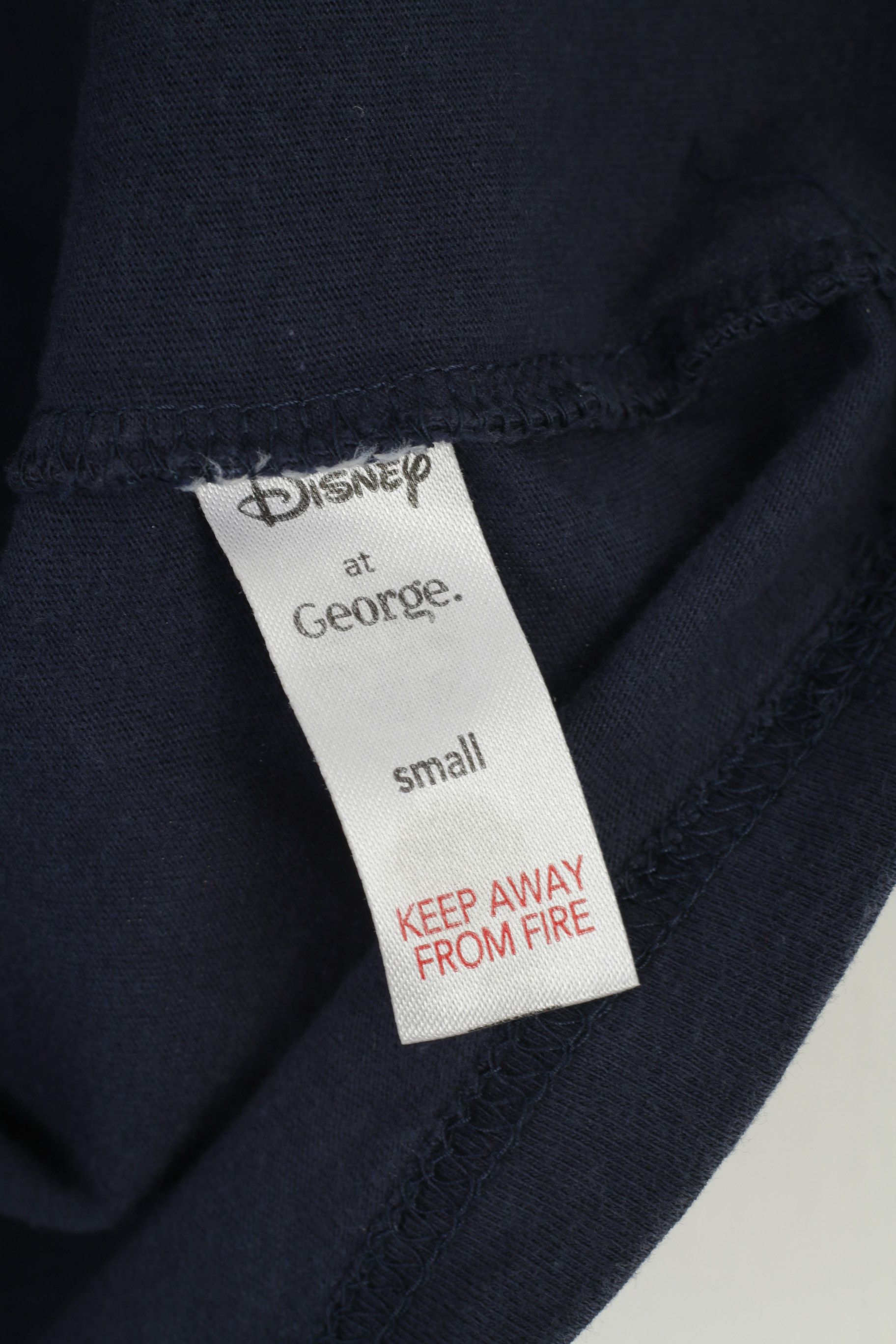 Disney Disney At George Men S T-Shirt Navy Cotton Graphic 9872 Size US S / EU 44-46 / 1 - 5 Thumbnail