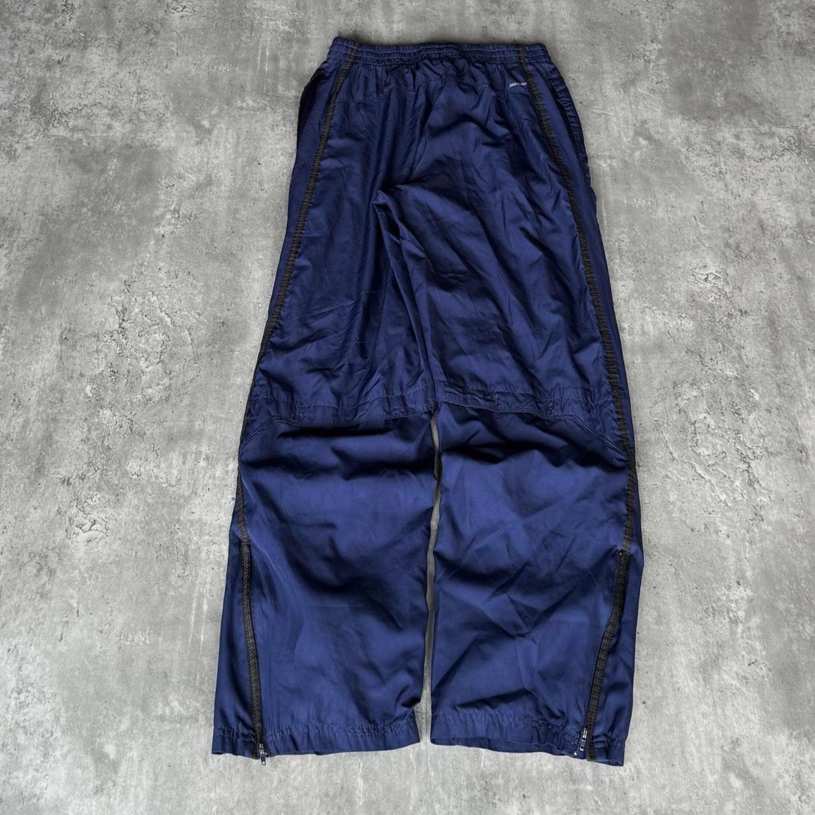 Japanese Brand × Starter × Vintage Starter Navy Blue Technical Baggy Sweatpants / Trackpants Size US 29 - 2 Thumbnail