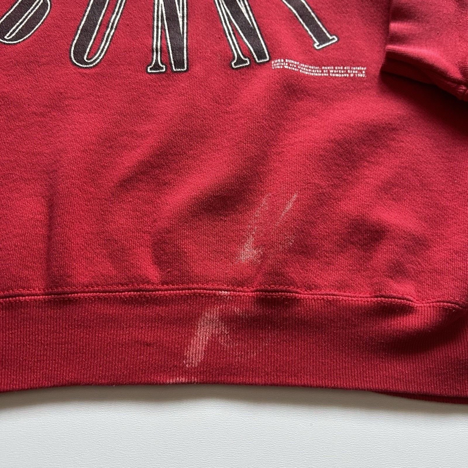 Vintage Vintage 90s Looney Tunes Bugs Bunny Cartoon Crewneck XL Red Size US XL / EU 56 / 4 - 4 Thumbnail