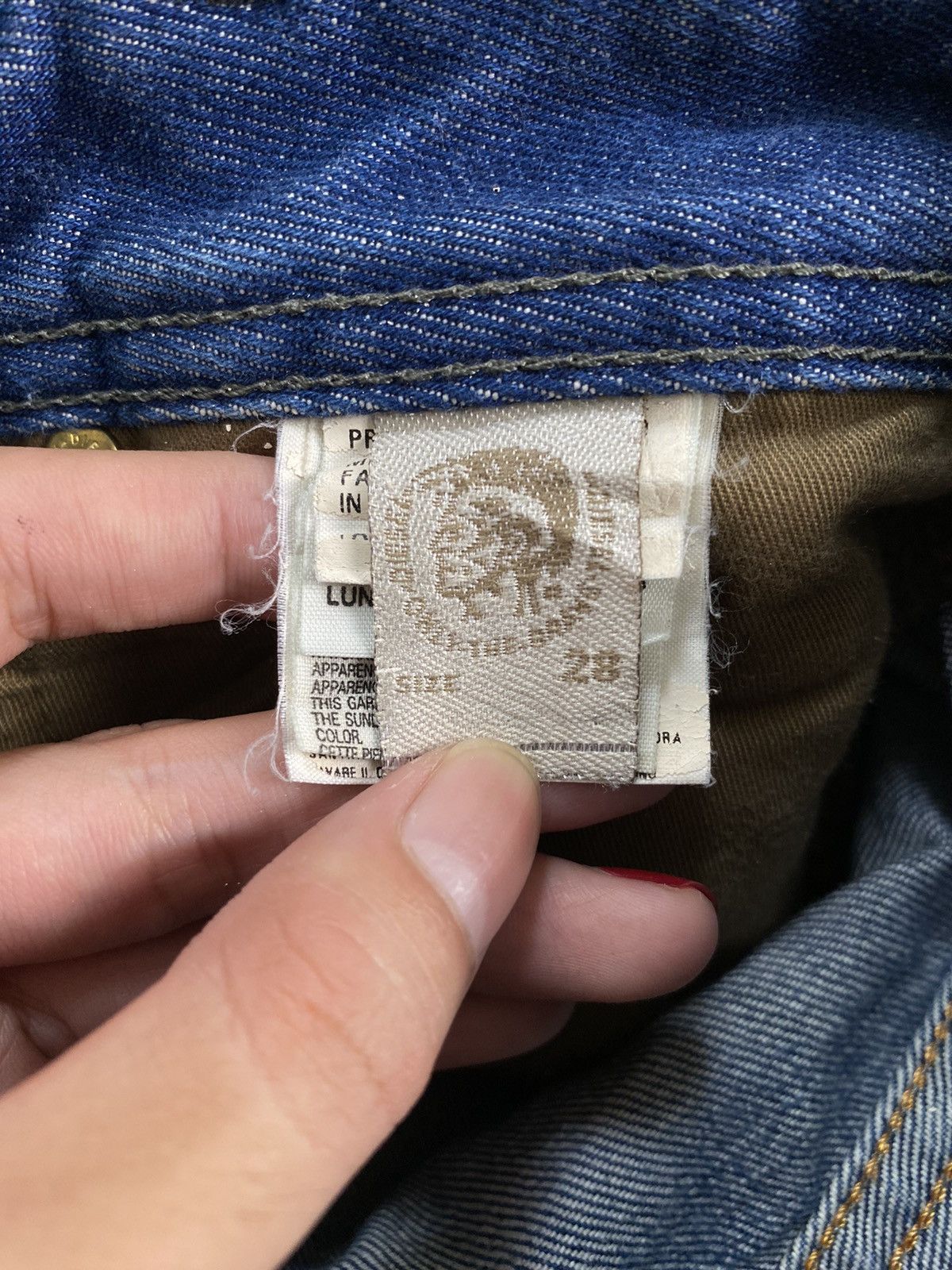 Diesel × If Six Was Nine × Le Grande Bleu (L.G.B.) 2000s Diesel Bootcut Wash Denim Ifsixwasnine Size US 31 - 13 Thumbnail