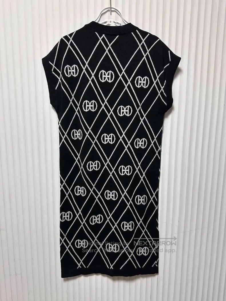 Hermes Hermes Classic Pig Nose Logo All-Over Cashmere Dress Size XS / US 0-2 / IT 36-38 - 2 Thumbnail