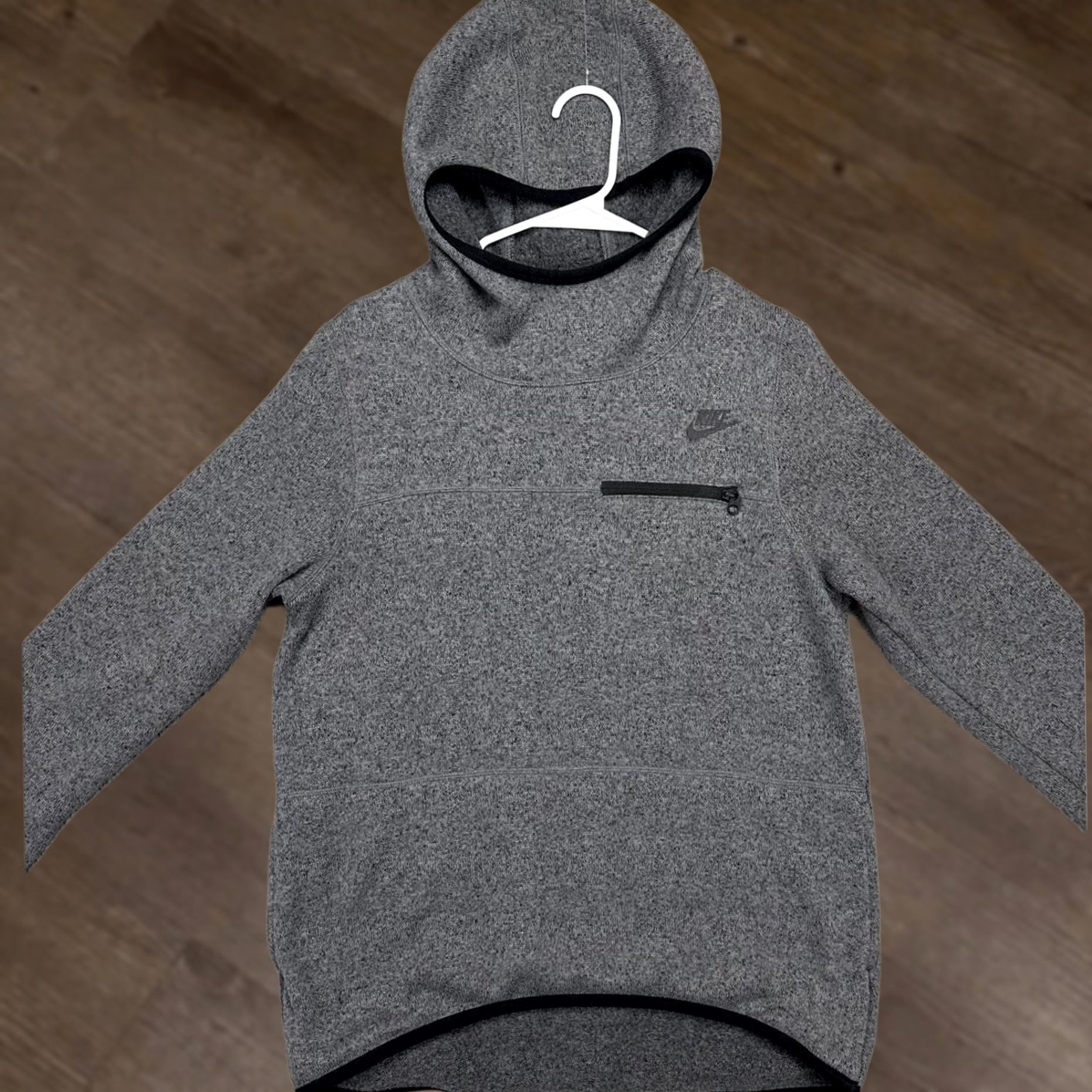 Nike Nike Hoodie Jacket Women Medium Grey Fleece Pullover Athletic Long Sleeve Ladies Size M / US 6-8 / IT 42-44 - 1 Thumbnail