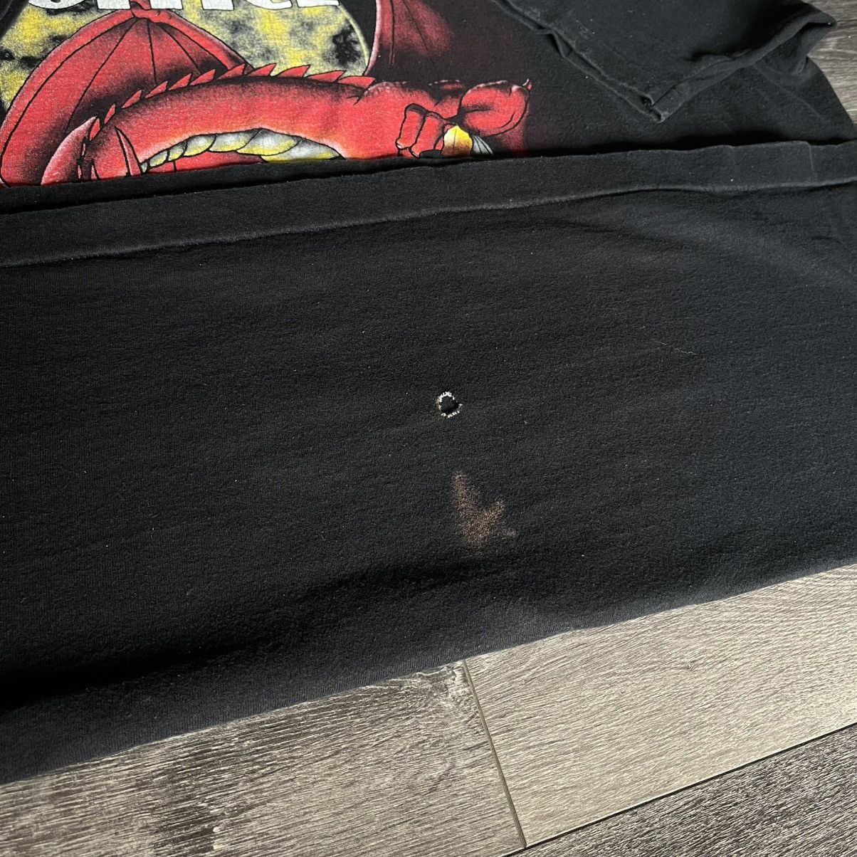 Vintage Vintage 90s Firefighter Another Day at Work Dragon Logo Tee Size US XXL / EU 58 / 5 - 8 Thumbnail