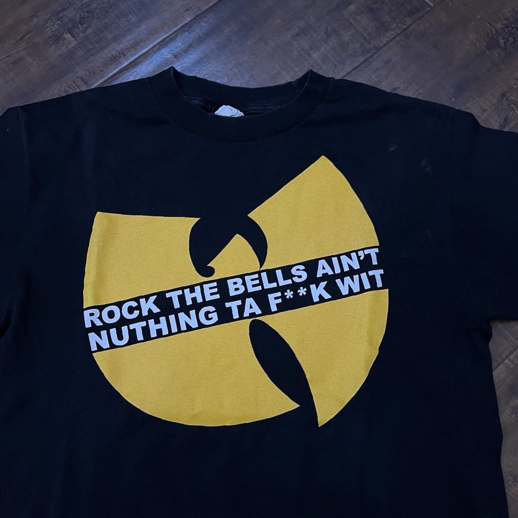 Bell VINTAGE Alstyle Wu Tang Clan Rock The Bells T-Shirt Mens Medium Black Hip Hop 90s Rap Tee Ol Dirty Bastard Size US M / EU 48-50 / 2 - 3 Thumbnail