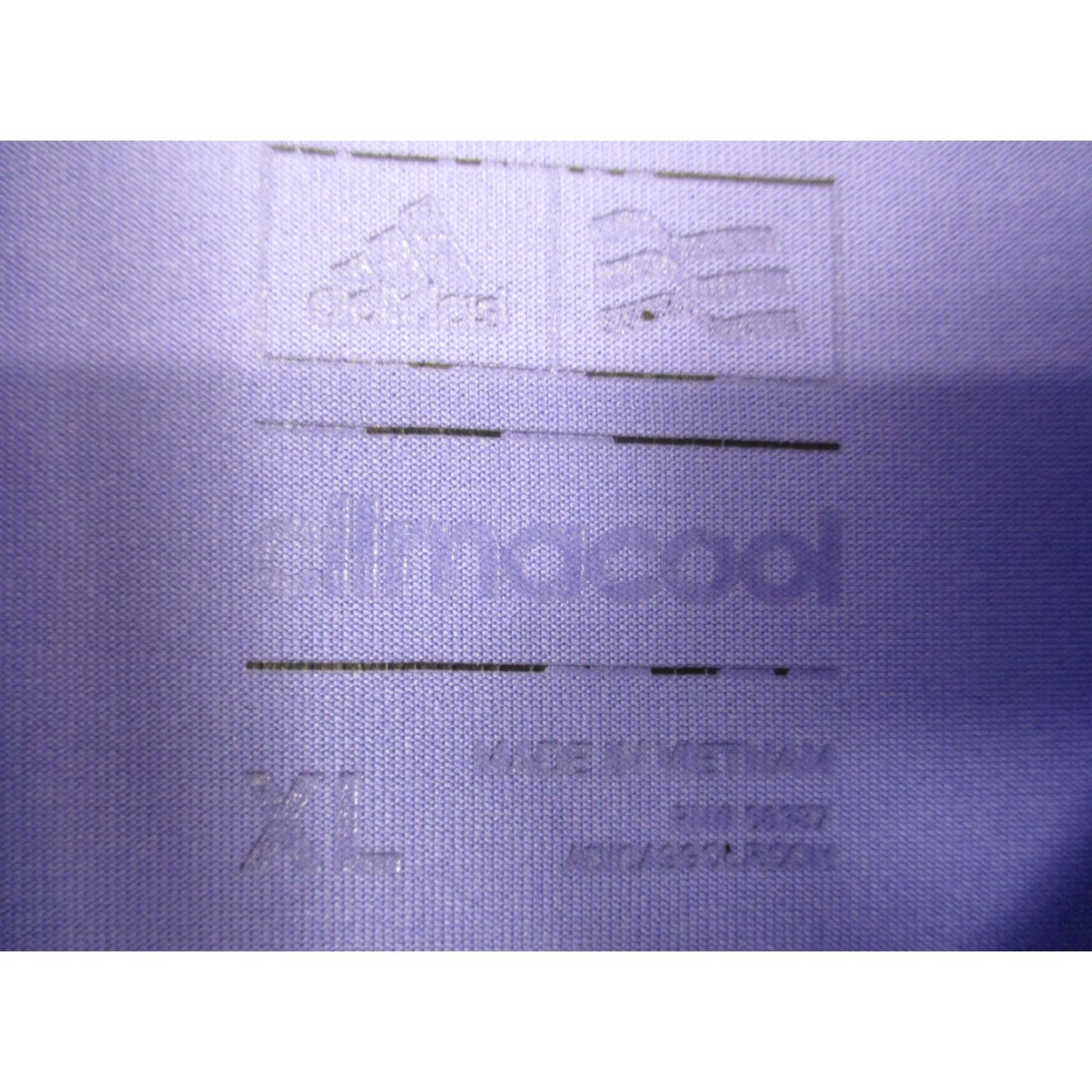 Adidas Adidas Polo Shirt Mens XL Purple Striped ClimaCool Golf Performance B83010 Size US XL / EU 56 / 4 - 3 Thumbnail