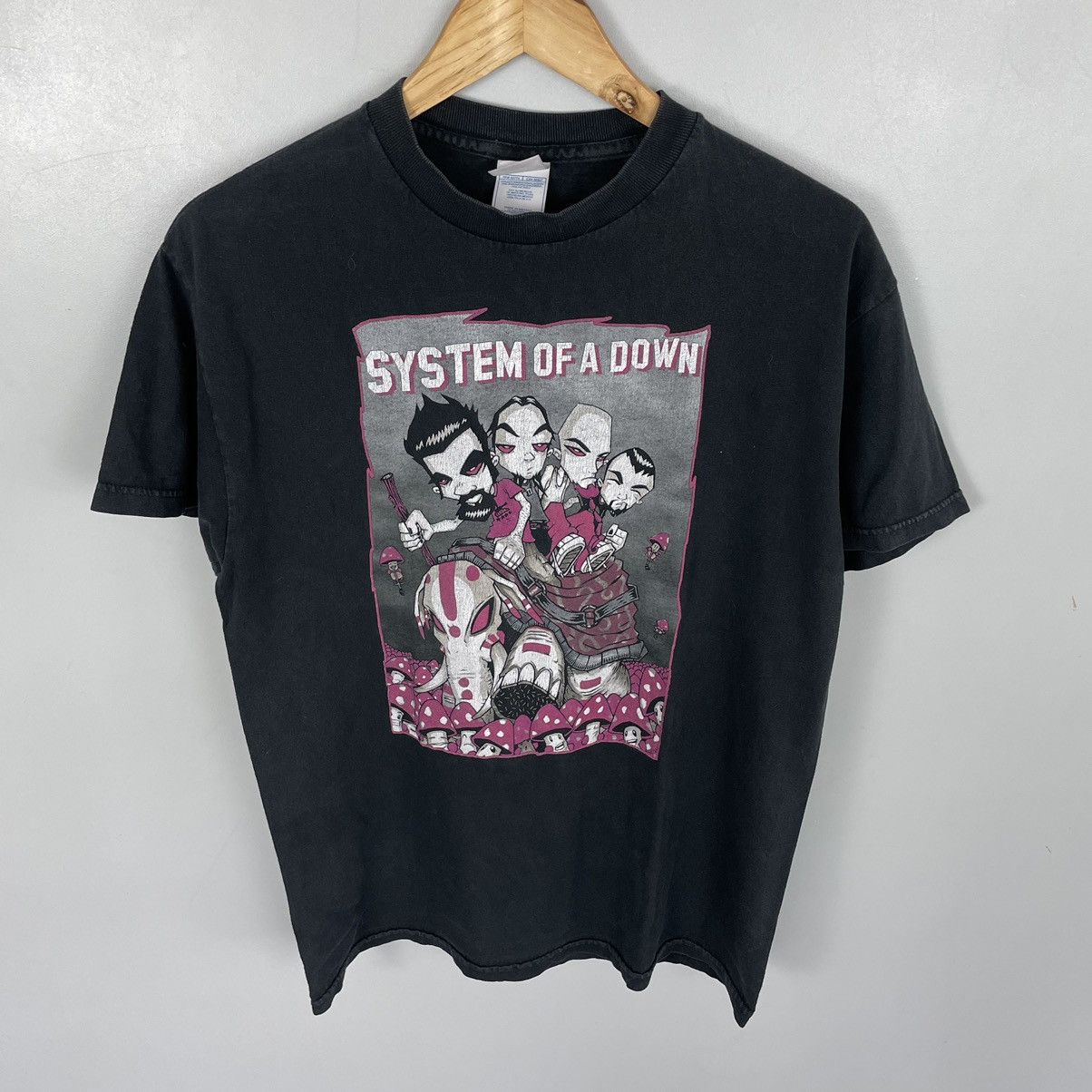 Band Tees × Vintage Vintage System Of A Down 00’s T-shirt Size US M / EU 48-50 / 2 - 2 Thumbnail