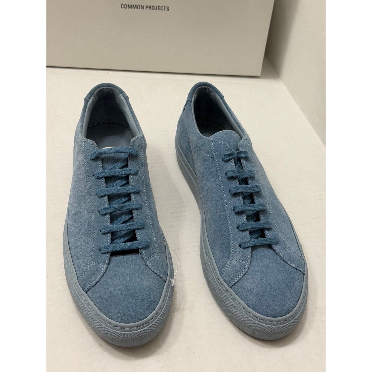 Common Projects COMMON PROJECTS ORIGINAL ACHILLES IN SUEDE BABY BLUE Size US 9 / EU 42 - 6 Thumbnail