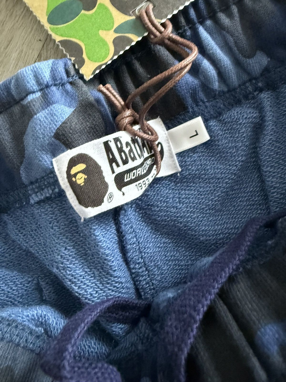 Bape Bape blue camo shark shorts Size US 32 / EU 48 - 2 Thumbnail