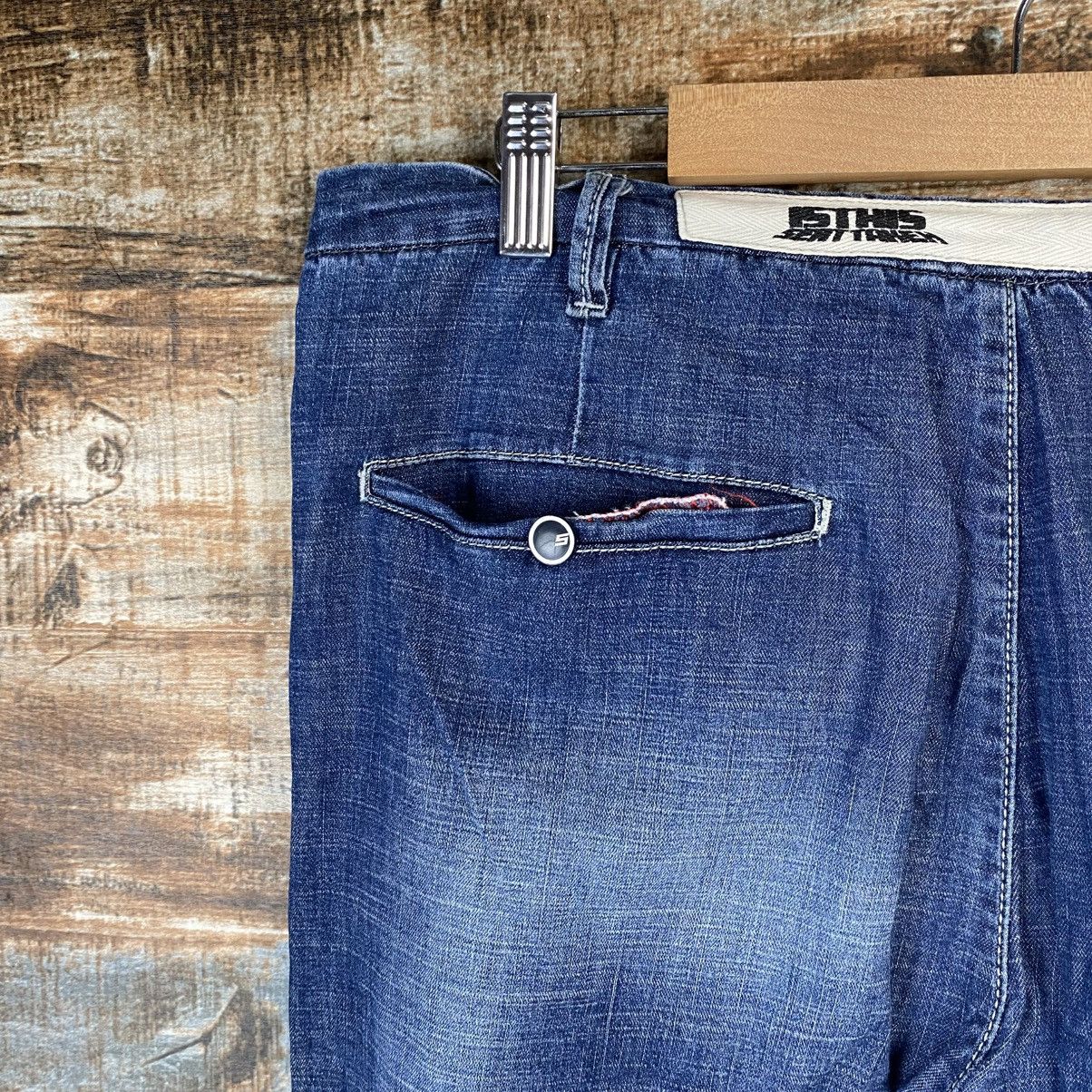 Japanese Brand DL Raw Blue Vintage faded Denim Pants #C1252 Size US 35 - 17 Thumbnail