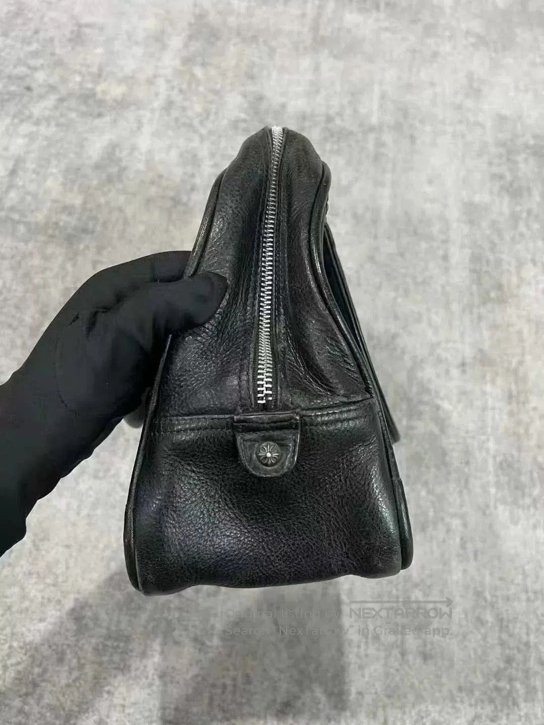 Chrome Hearts chrome hearts black leather bowling bag. Size ONE SIZE - 8 Thumbnail