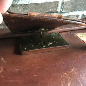 Handmade ANTIQUE 1920s LEATHER TRUNK SUITCASE BESPOKE R$8598 Size ONE SIZE - 17 Thumbnail