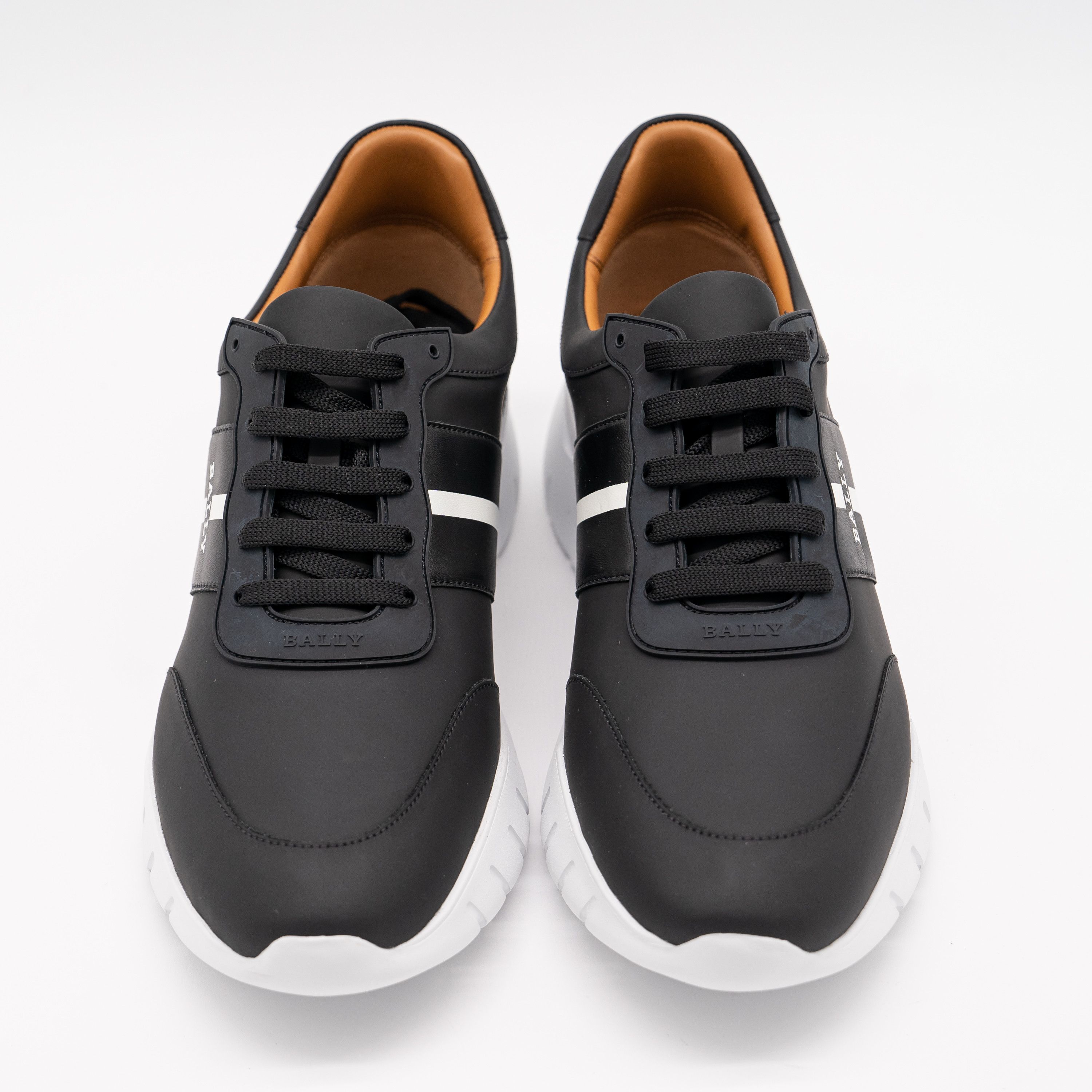 Bally 13 Bally Bronnye Black Sneakers Leather White Size US 13 / EU 46 - 3 Thumbnail