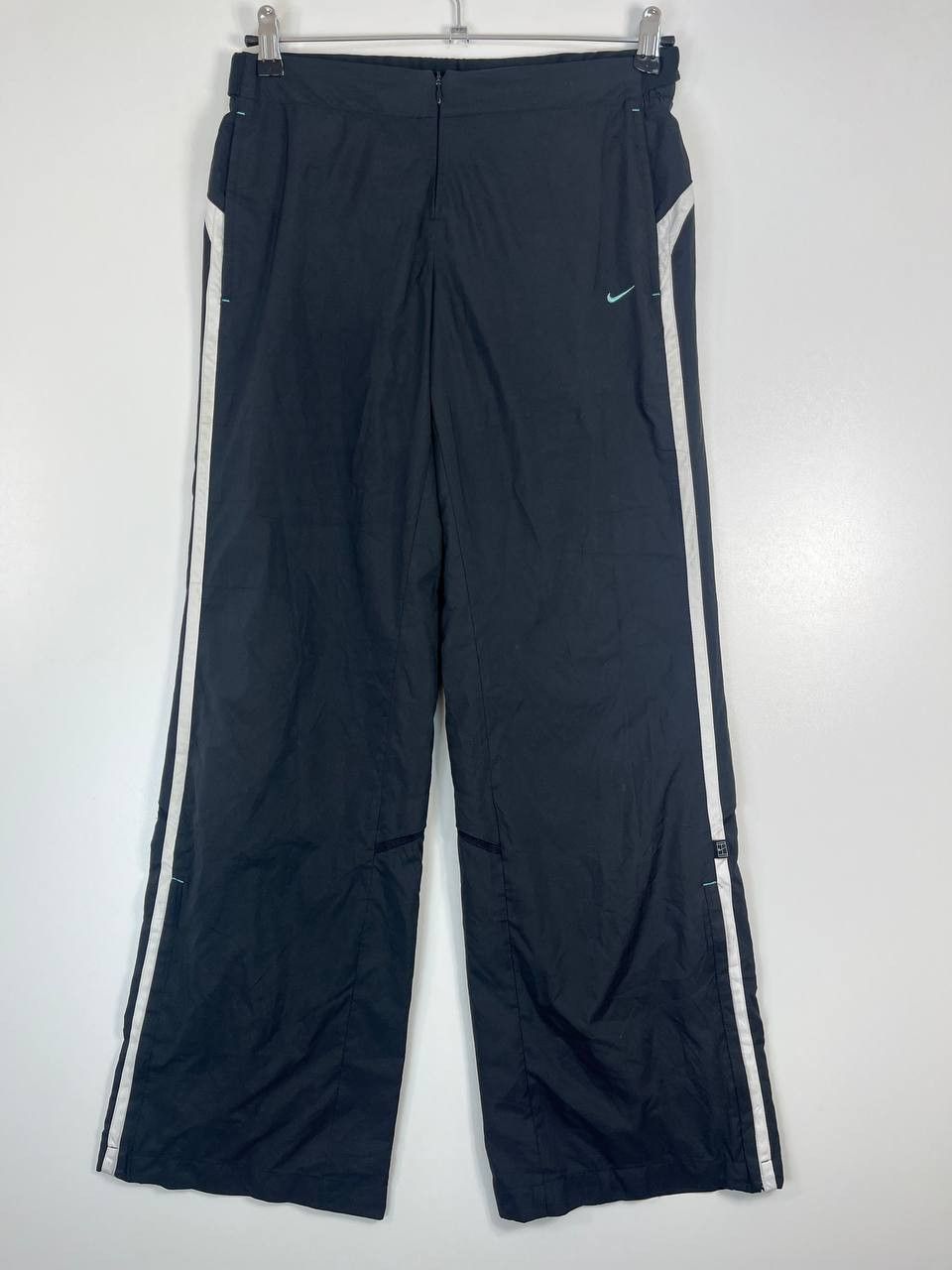 Nike Nike Womens Track Pants Black Athletic Sports Trousers Sz L Size 30" / US 8 / IT 44 - 1 Thumbnail