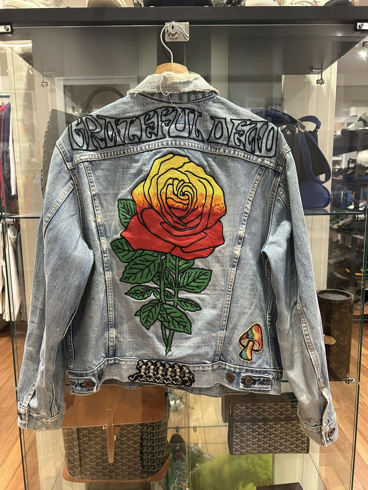MadeWorn MadeWorn LA Grateful Dead Denim Trucker Jacket Size US M / EU 48-50 / 2 - 2 Thumbnail