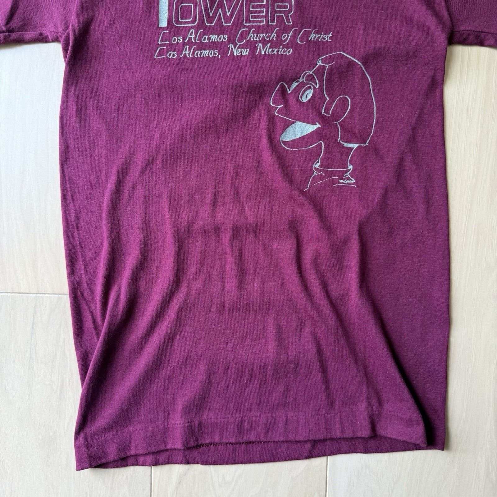 Vintage Vintage Puppet Power Shirt S Maroon 80s Made USA Los Alamos Size US S / EU 44-46 / 1 - 3 Thumbnail