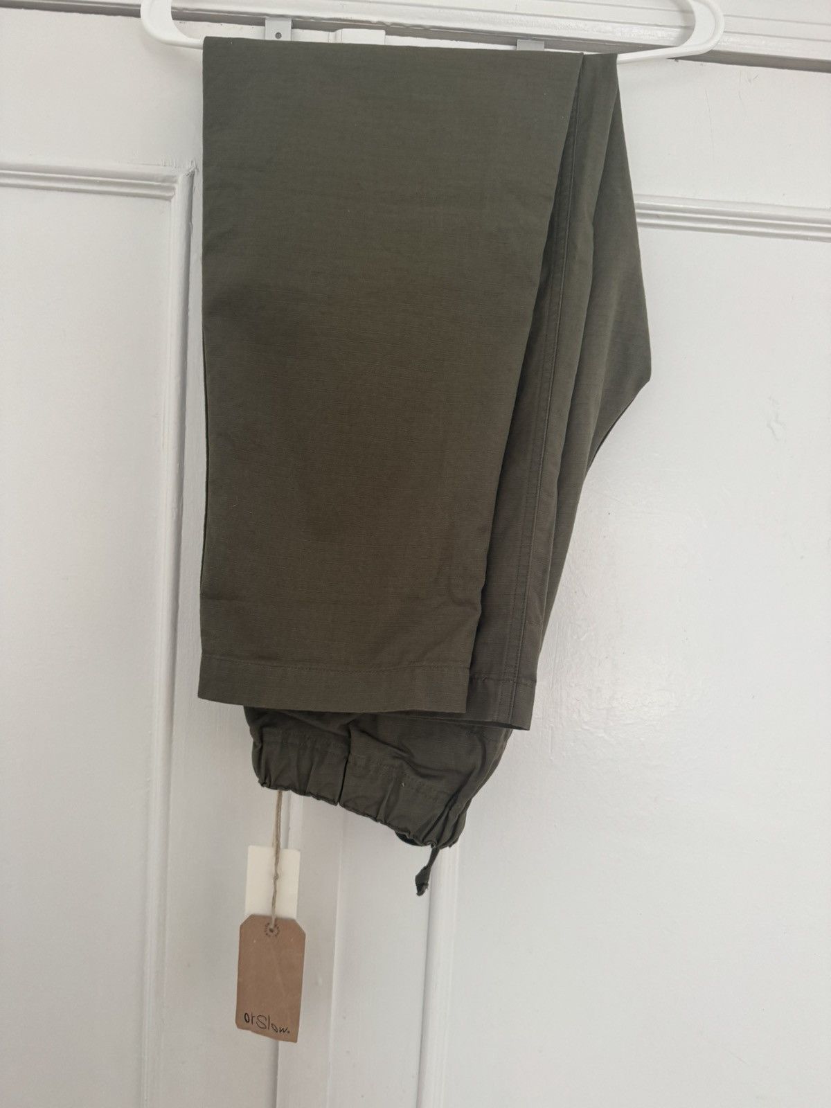 Orslow Orslow 1/Small New Yorker Pants Green Ripstop Elastic Waist Size US 30 / EU 46 - 11 Thumbnail