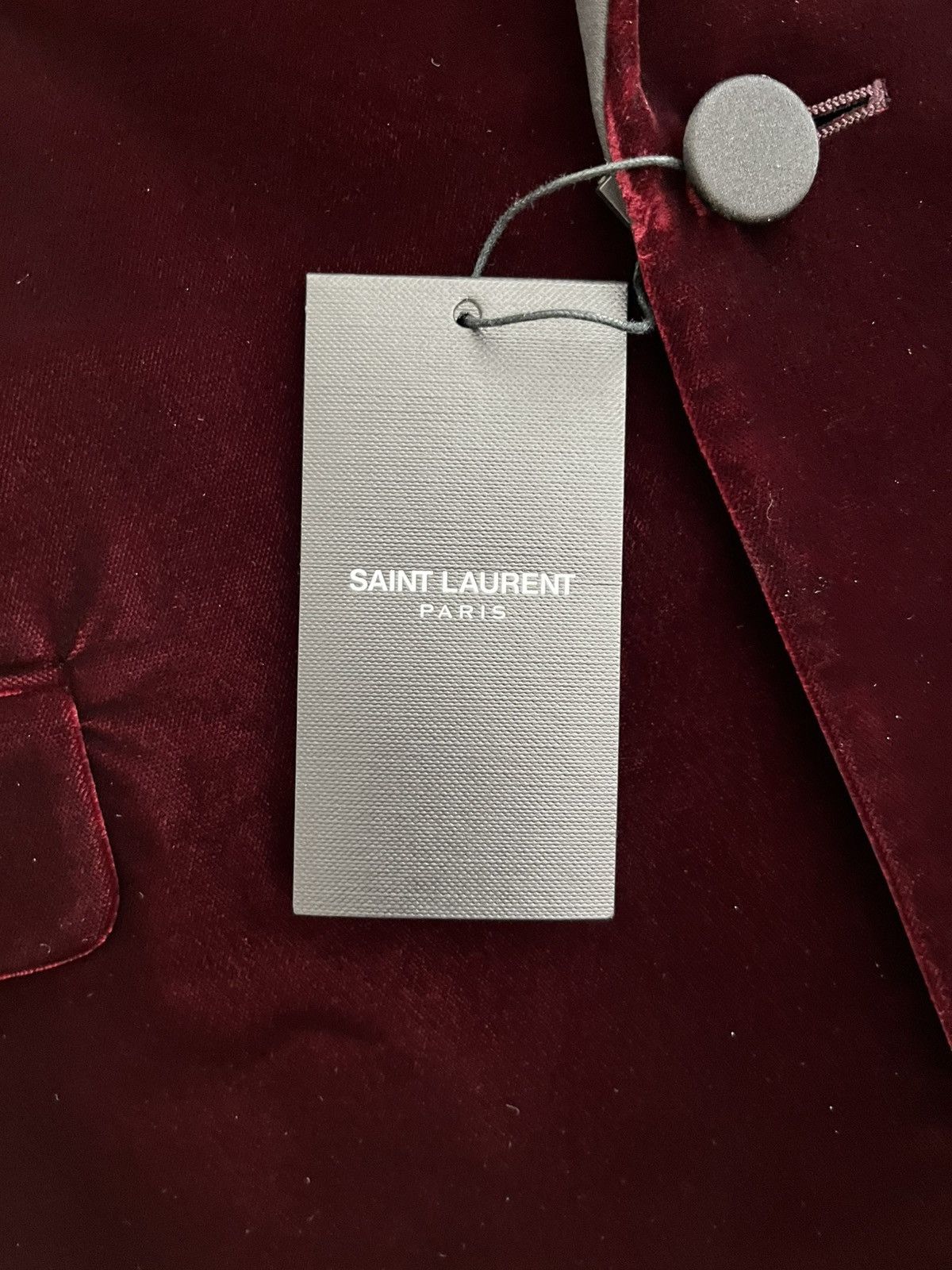 Saint Laurent Paris NWT - Saint Laurent Paris Velvet Blazer Size 44R - 6 Thumbnail