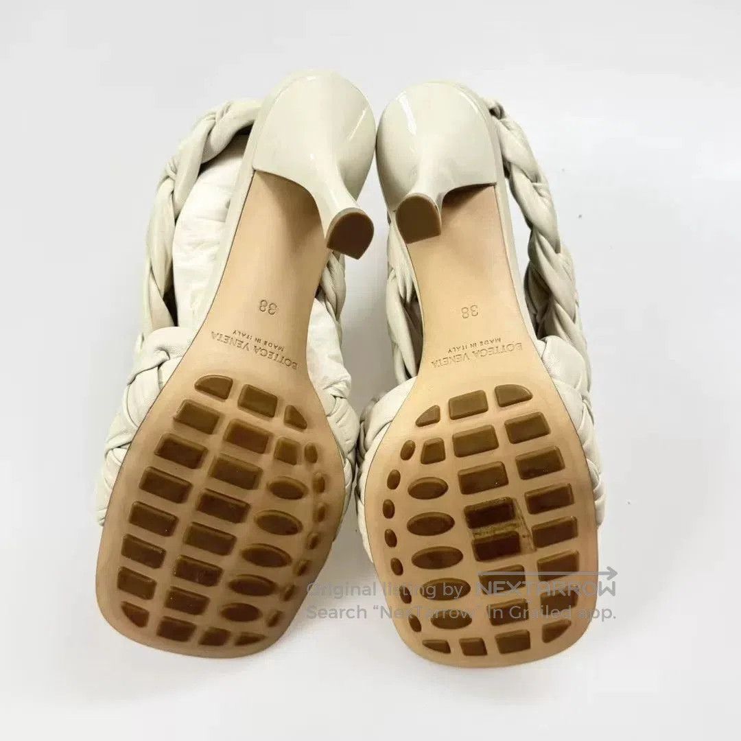 Bottega Veneta BV Woven High Heels. Size US 7 / IT 37 - 6 Thumbnail