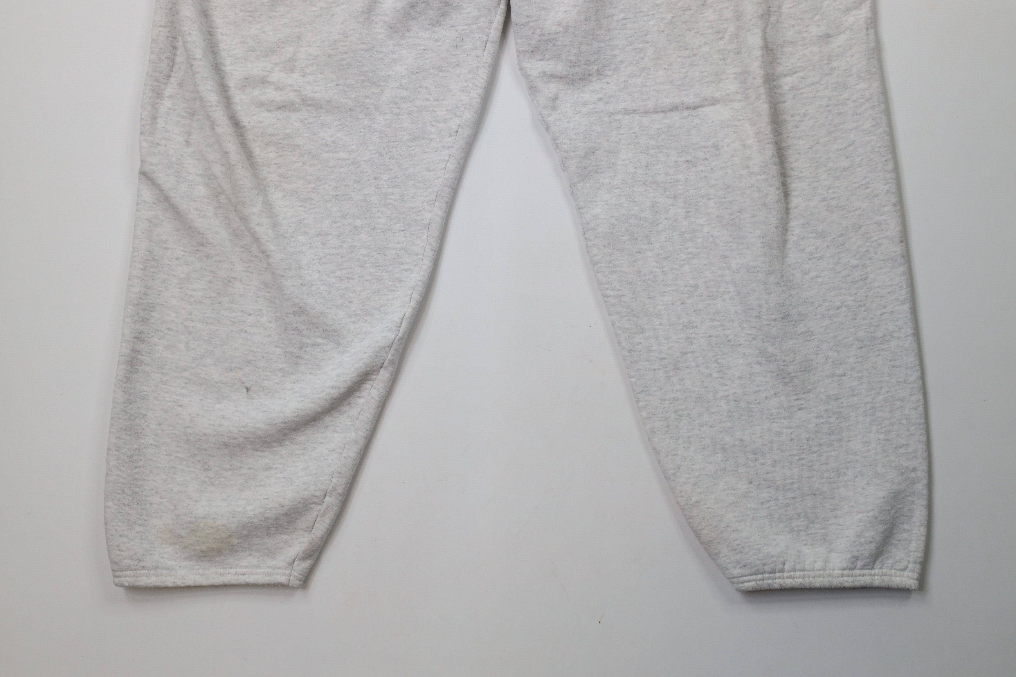 Vintage Vintage 90s Streetwaer Blank Cuffed Sweatpants Joggers Gray Size US 36 / EU 52 - 4 Thumbnail