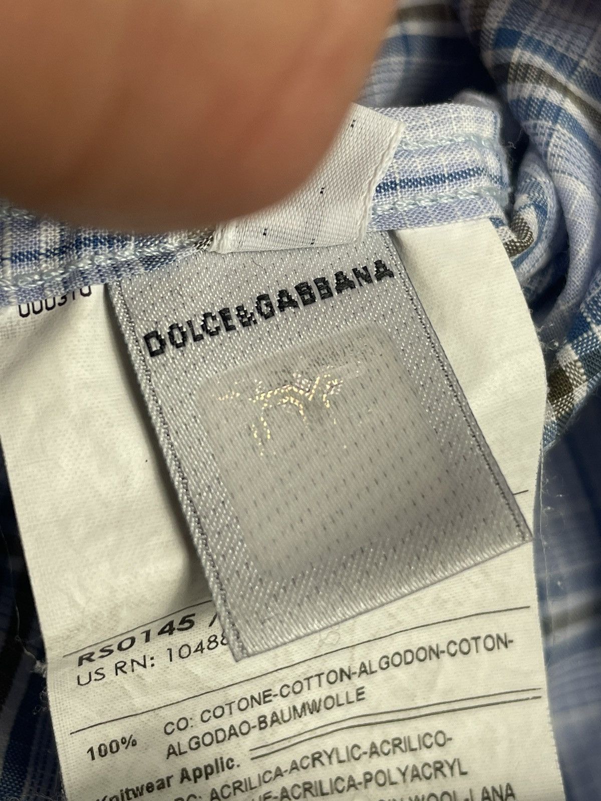 Dolce & Gabbana Dolce & Gabbana D&G striped shirt long rare vintage premium Size US XL / EU 56 / 4 - 8 Thumbnail