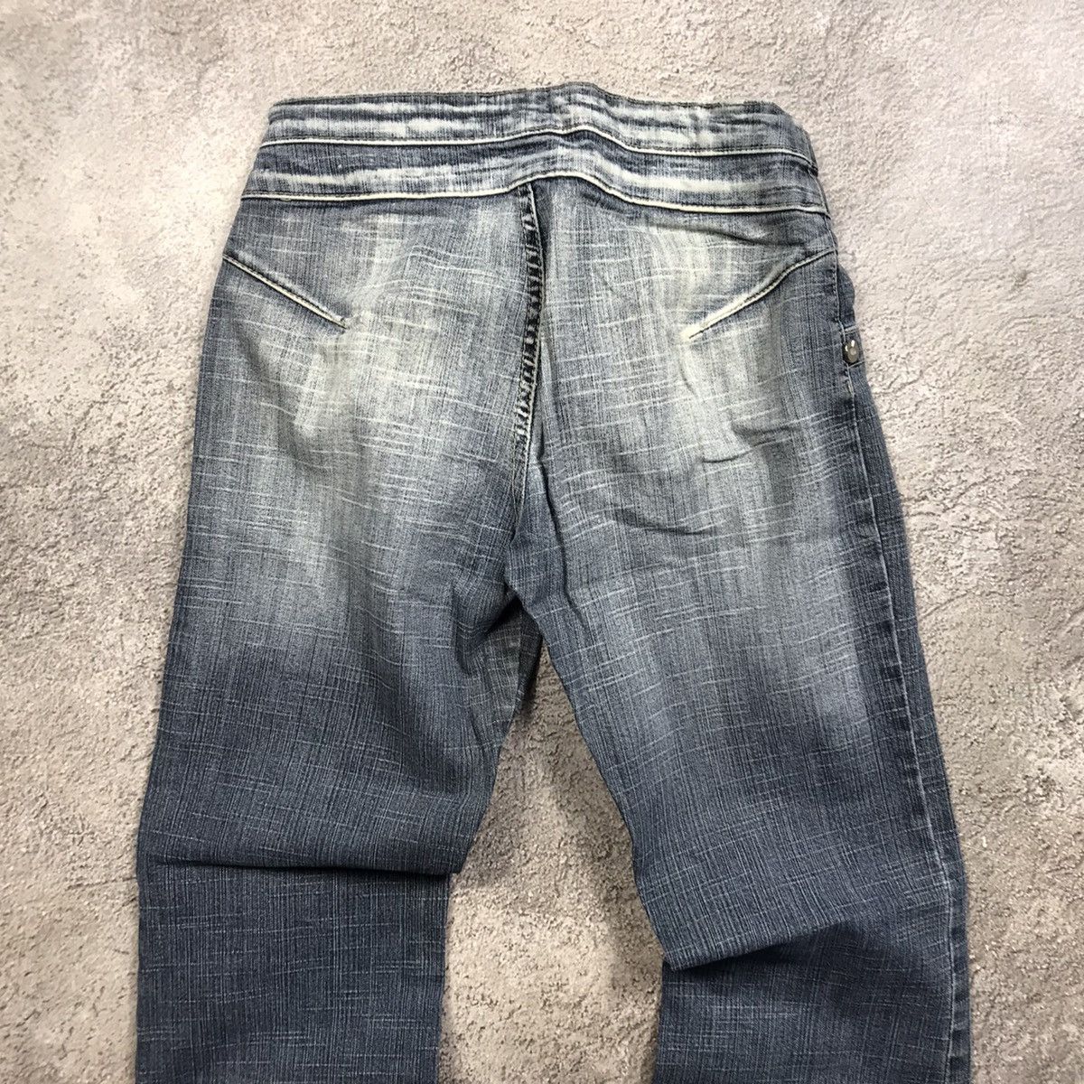 Vintage Vintage Y2K Baggy Flared Distressed Jeans Grunge Graphic 25 Size 25" / US 0 / IT 36 - 5 Thumbnail