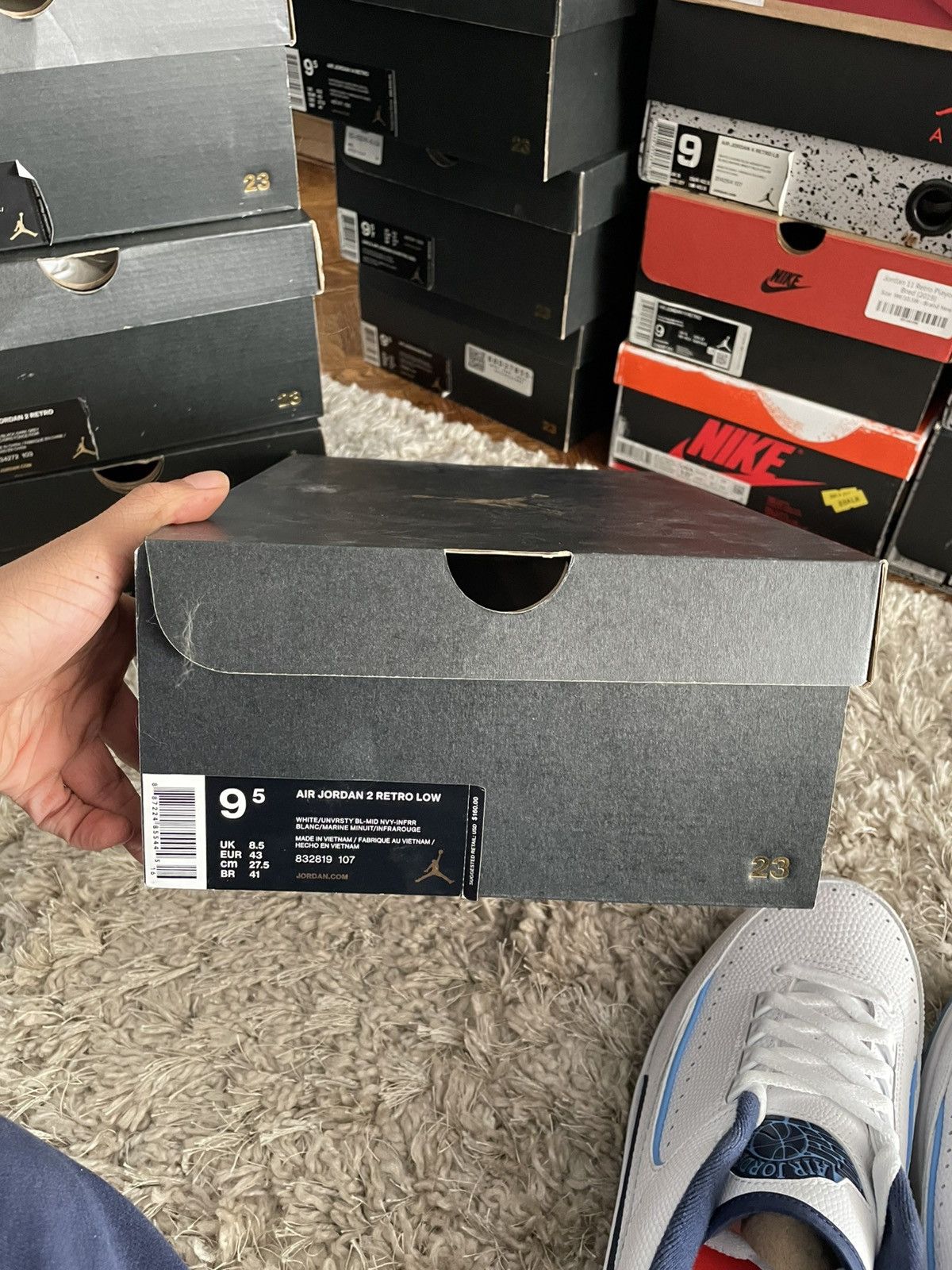 Jordan Brand Jordan 2 Low University Blue Size US 9.5 / EU 42-43 - 9 Thumbnail