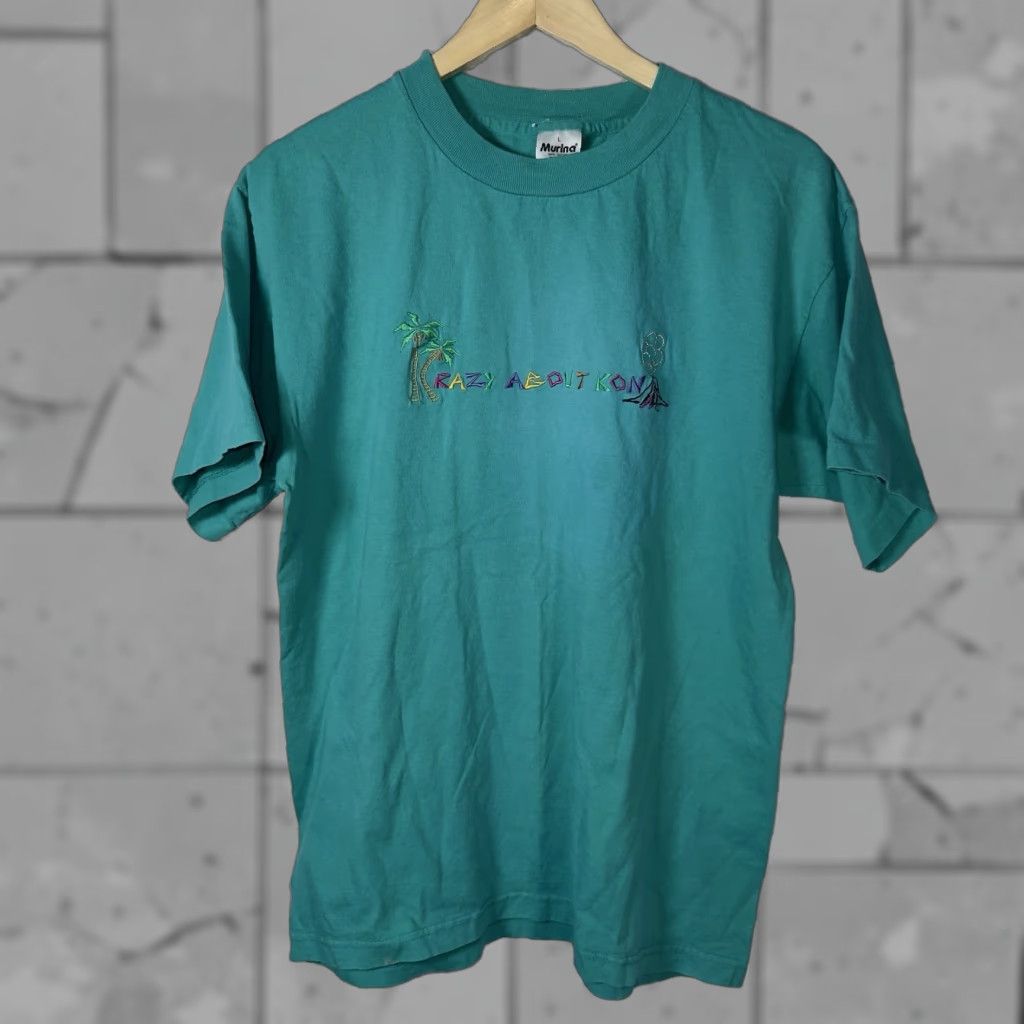 Vintage VINTAGE Murina Tee USA Theme Graphic Stitch Mens L Blue Single Stitch Shirt Size US L / EU 52-54 / 3 - 1 Thumbnail