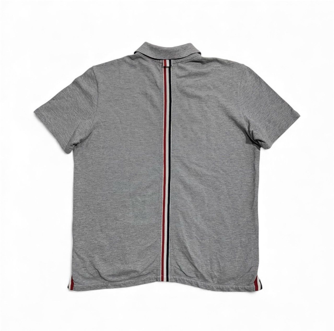 Thom Browne Center-Back Stripe Thom Browne Piqué Polo Size US M / EU 48-50 / 2 - 2 Thumbnail