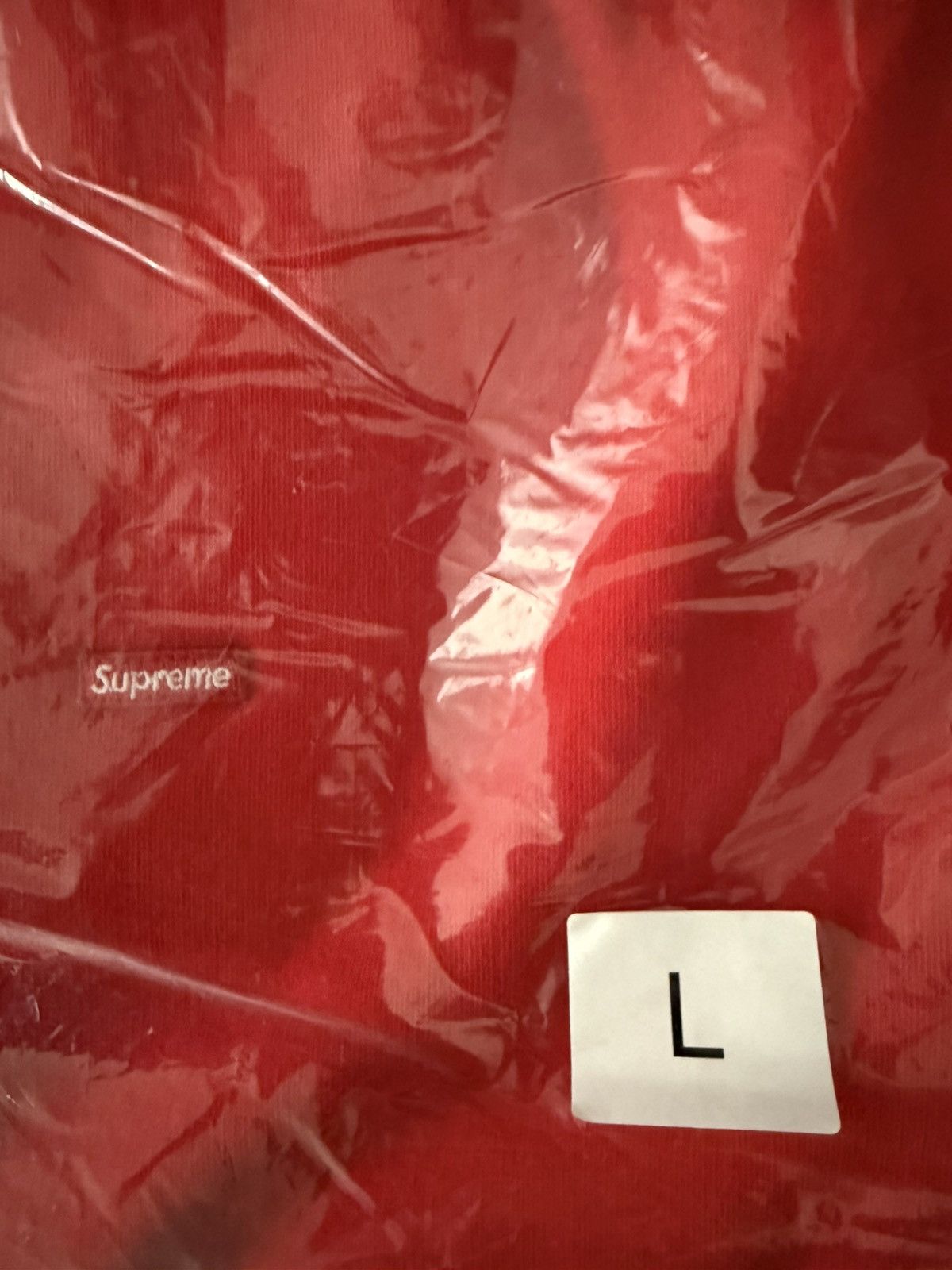 Supreme Supreme Contrast Crewneck Red Size US L / EU 52-54 / 3 - 3 Thumbnail