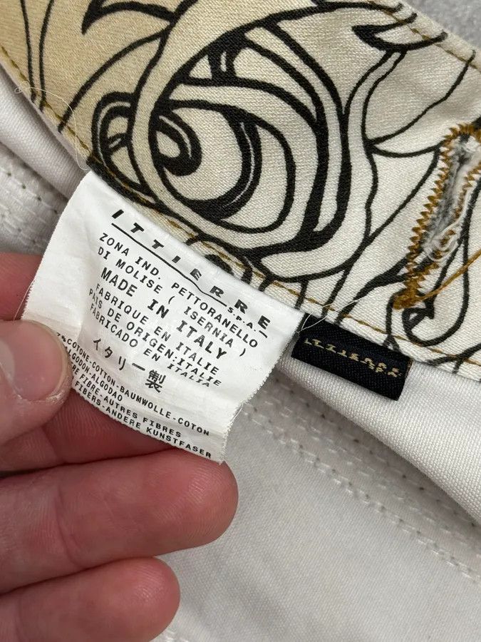 Just Cavalli 2000s Cavalli Beige Floral Buttoned Jacket Size XS / US 0-2 / IT 36-38 - 15 Thumbnail