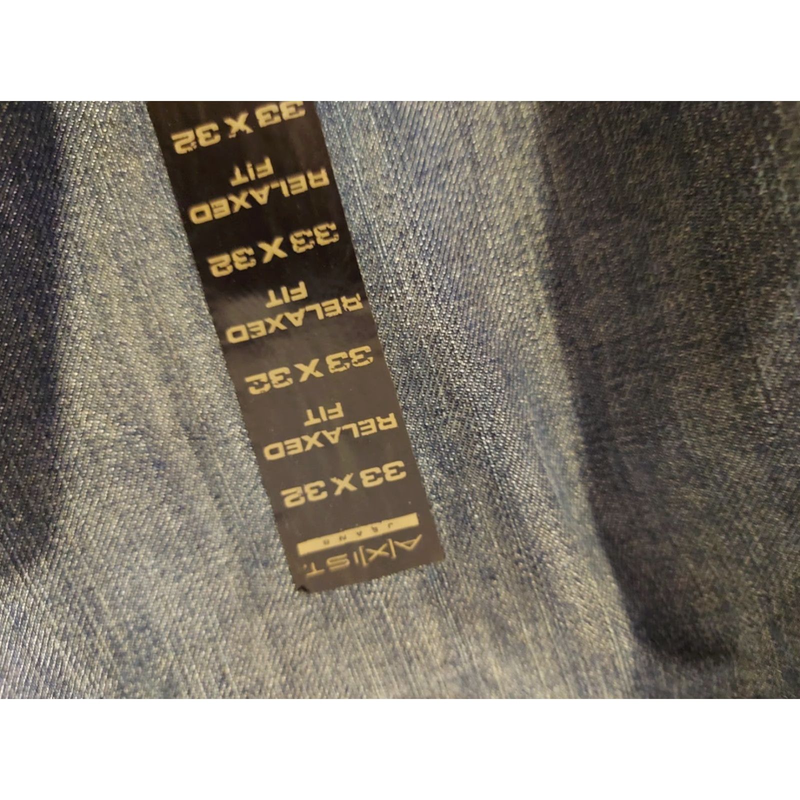 Denime **Axist Men's Relaxed Fit 33x32 Blue Denim Straight Jeans** User: Men's Axist Relaxed Fit Blue Denim Straight 33x32 Jeans Size US 33 - 3 Thumbnail