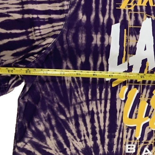 NBA LA Lakers NBA Graphic Tee Tie-Dye Basketball Mens XL Size US XL / EU 56 / 4 - 4 Thumbnail