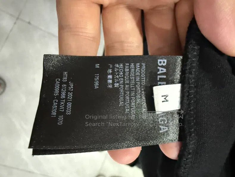 Balenciaga Balenciaga Black Mosaic Logo Short-Sleeve T-Shirt Size US M / EU 48-50 / 2 - 4 Thumbnail