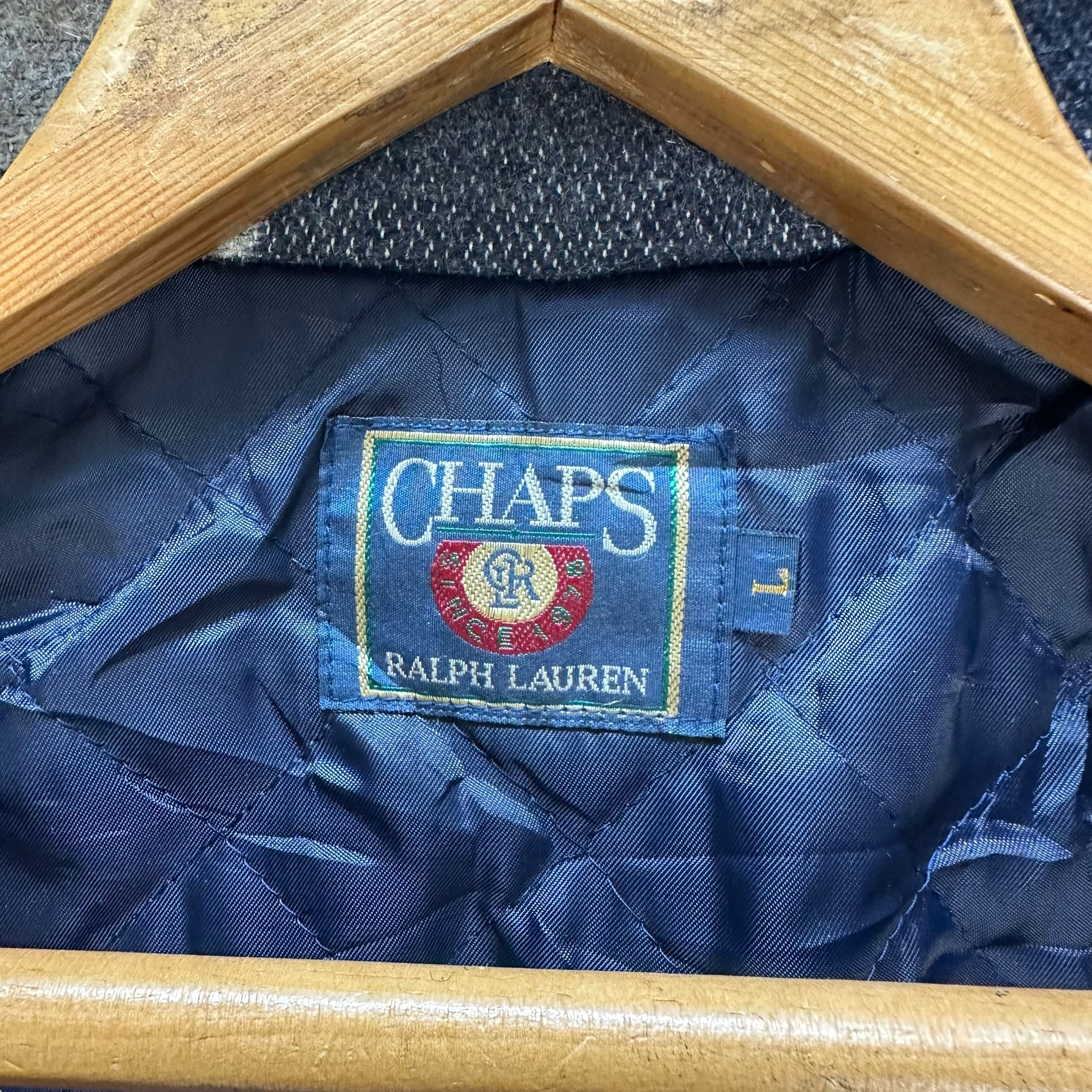 Chaps Ralph Lauren 80's CHAPS RALPH LAUREN Checked Wool Jacket #A57-1303 Size US L / EU 52-54 / 3 - 8 Thumbnail
