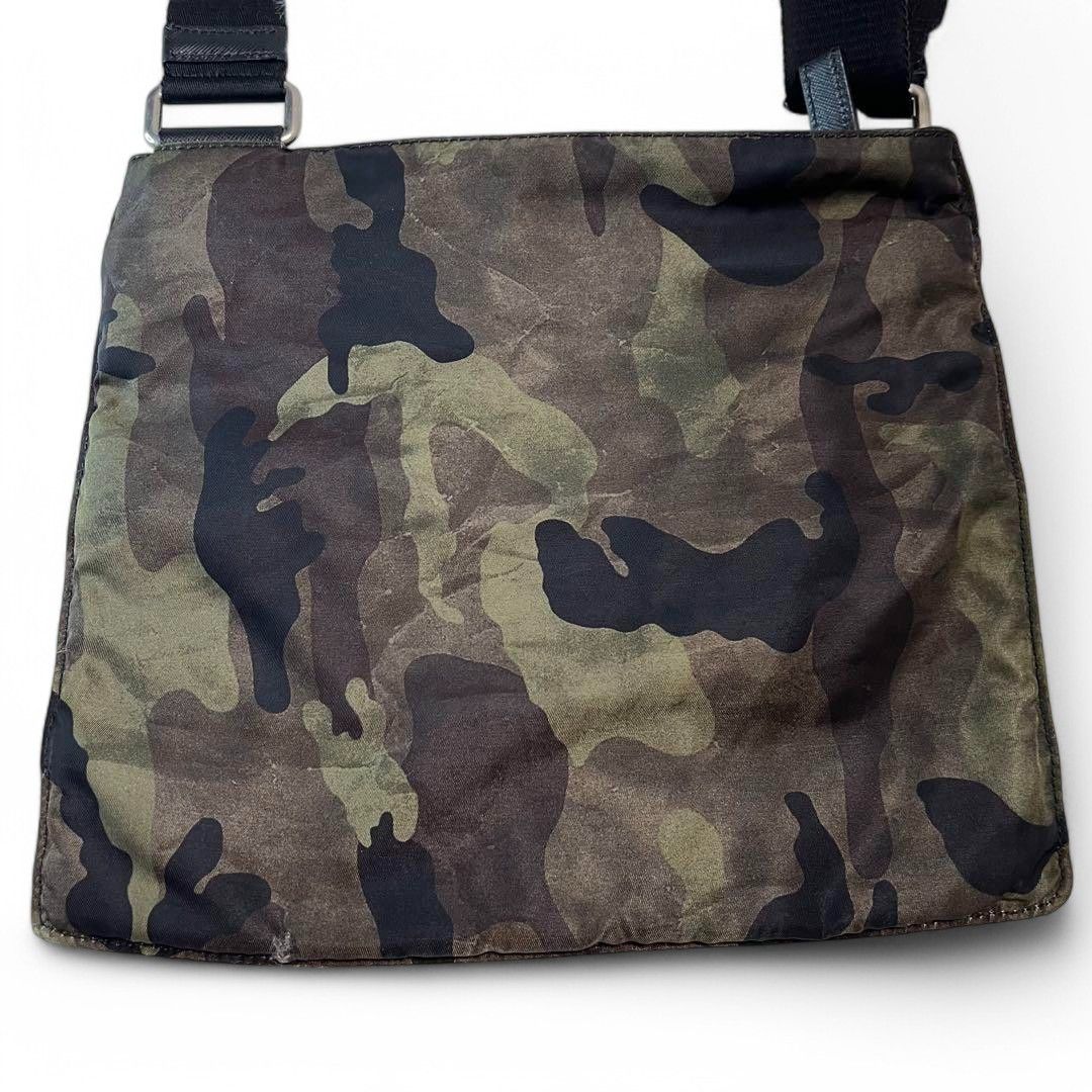 Prada Prada - Nylon Camo Shoulder Bag Crossbody Triangle Logo Size ONE SIZE - 3 Thumbnail