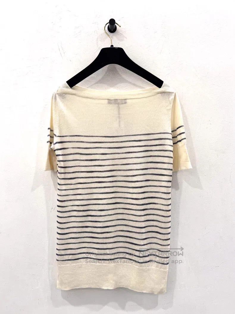 Loro Piana Loro Piana Black and White Colorblocked Striped Metal Logo Size S / US 4 / IT 40 - 2 Thumbnail