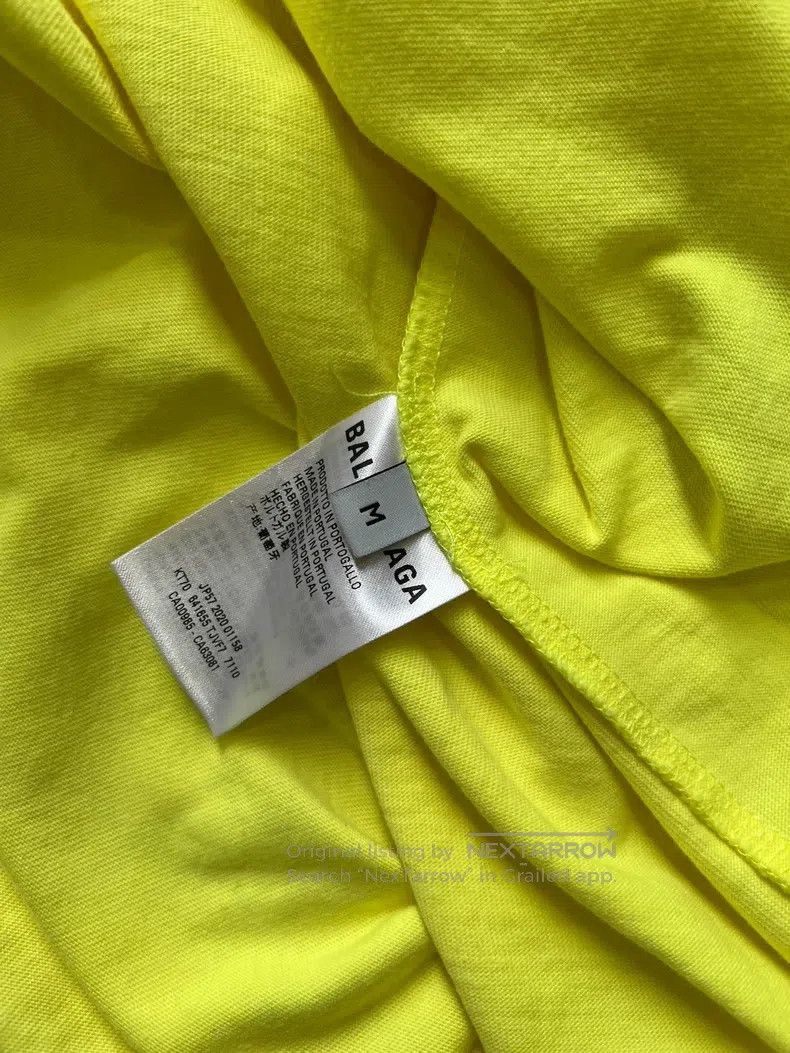 Balenciaga Balenciaga Fluorescent yellow Coca-Cola short-sleeve Size US M / EU 48-50 / 2 - 4 Thumbnail