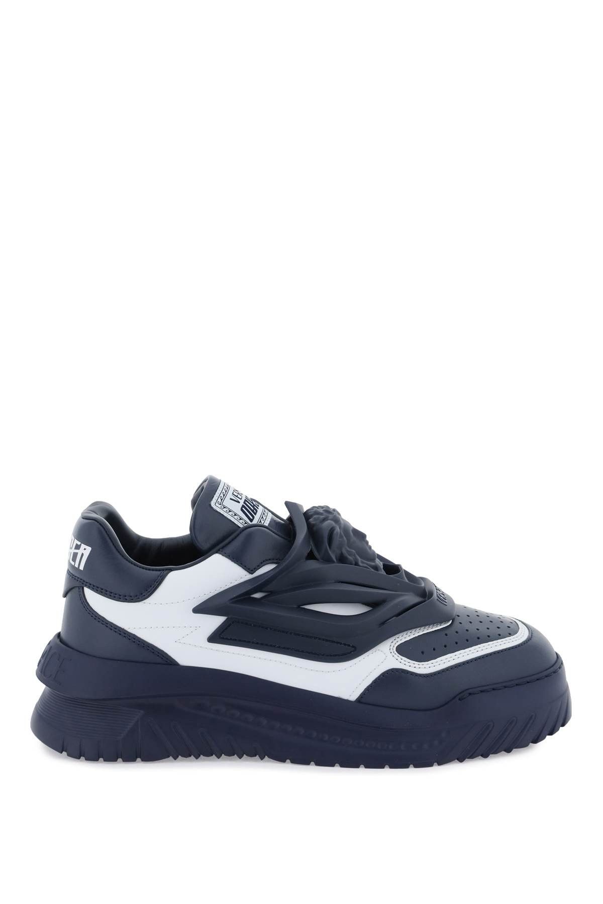 image of Versace Odissea Sneakers in Blue Night White, Men's (Size 11)