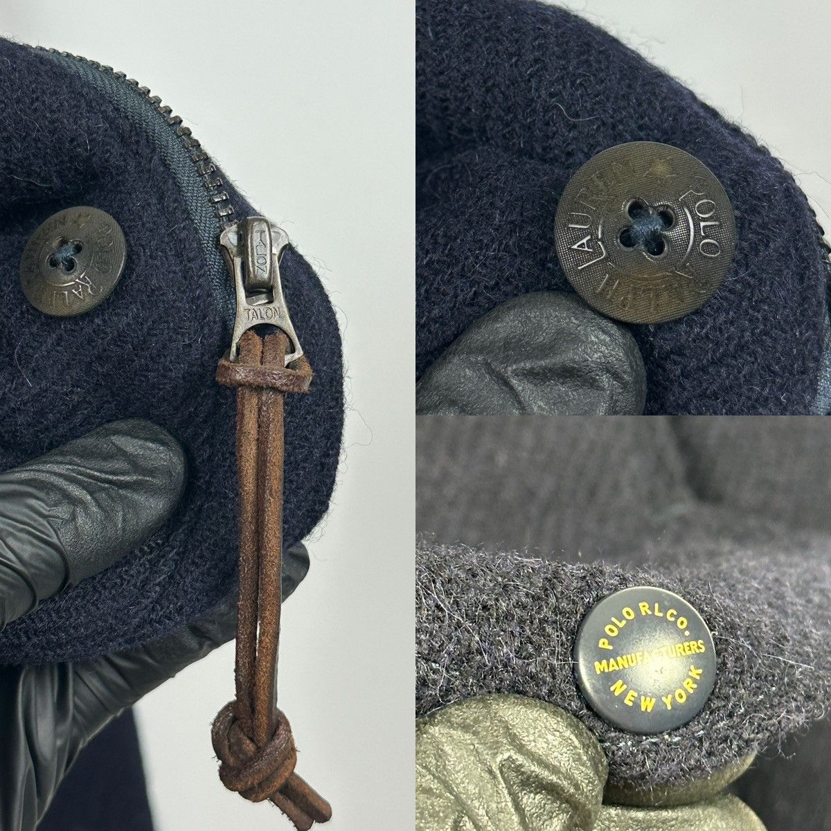 Polo Ralph Lauren Polo Ralph Lauren Wool/Alpaca Navy Blue Military Jacket Size US L / EU 52-54 / 3 - 24 Thumbnail