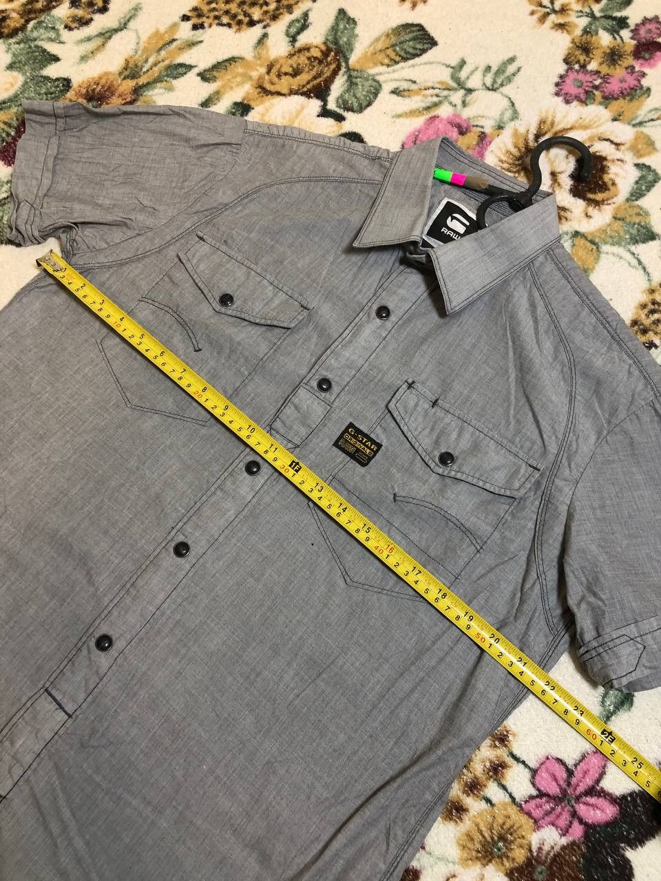 G-Star G-Star Big Blue Blue Long Slee Wing Oxford 100% Western Size US XL / EU 56 / 4 - 10 Thumbnail