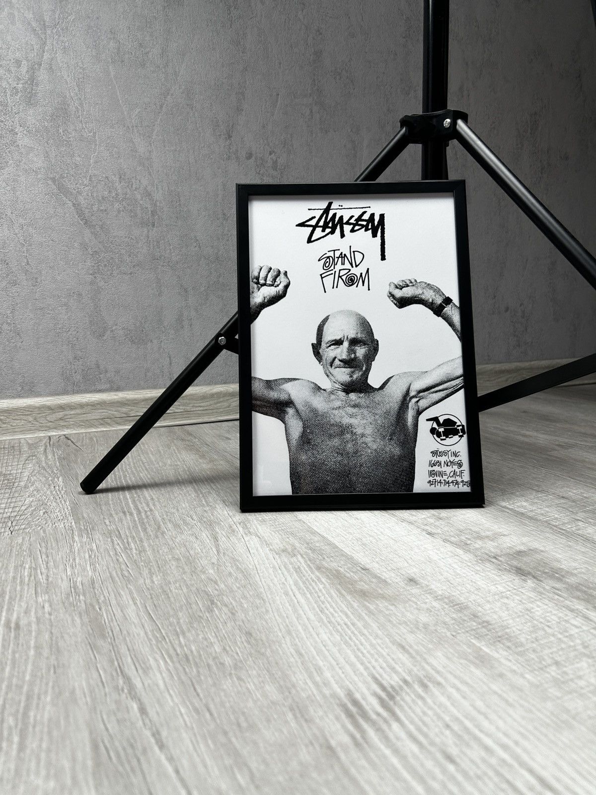 Vintage Stussy Poster vintage Rare Black | Grailed