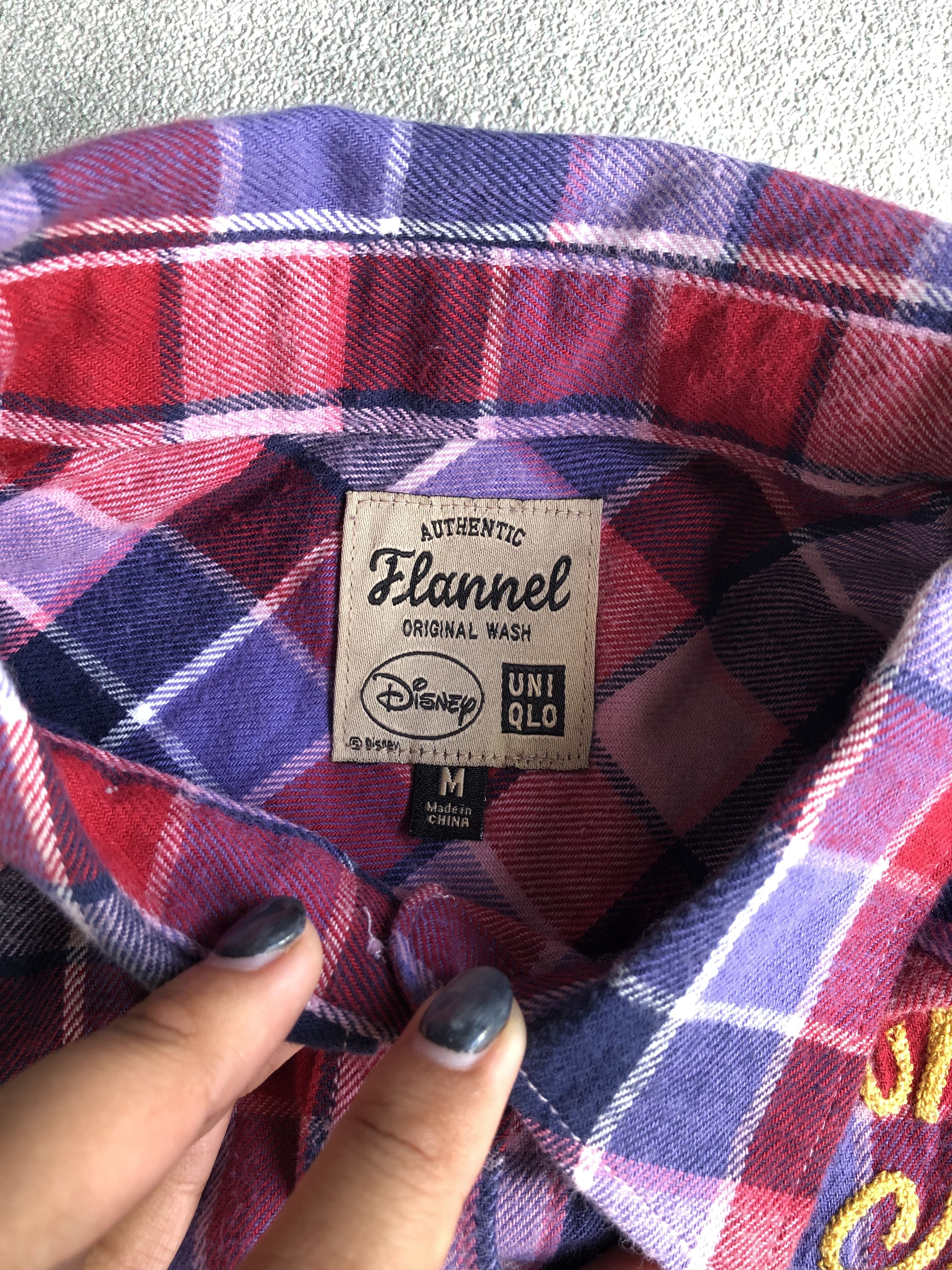 Disney × Mickey Mouse Mickey Mouse Flannel Disney Uniqlo Style Size US M / EU 48-50 / 2 - 3 Thumbnail