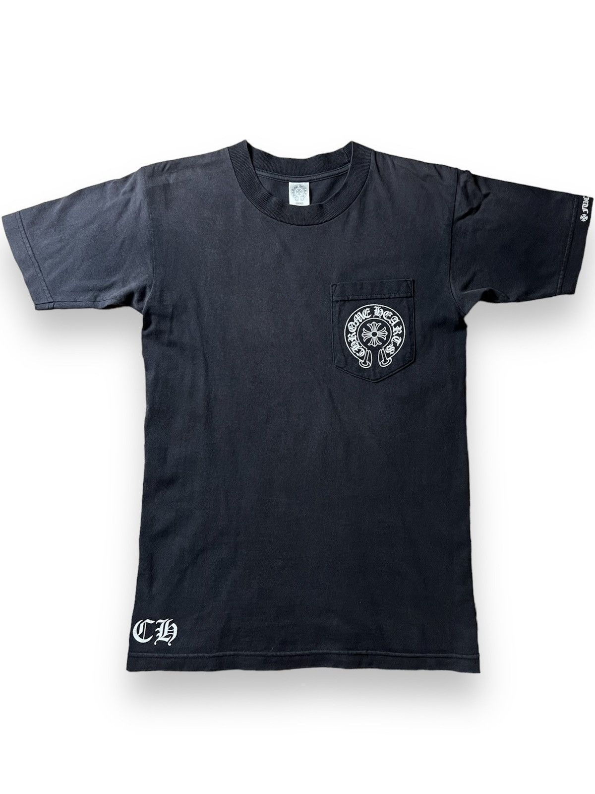 Chrome Hearts Chrome Hearts Horseshoe Logo Pocket Tshirt Grailed