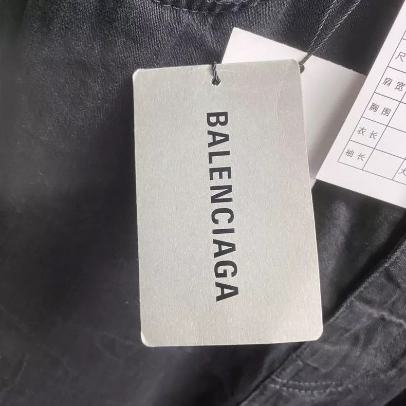 Balenciaga Balenciaga size S Black Leather Brand Wide Leg Jeans Size US 26 / EU 42 - 5 Thumbnail