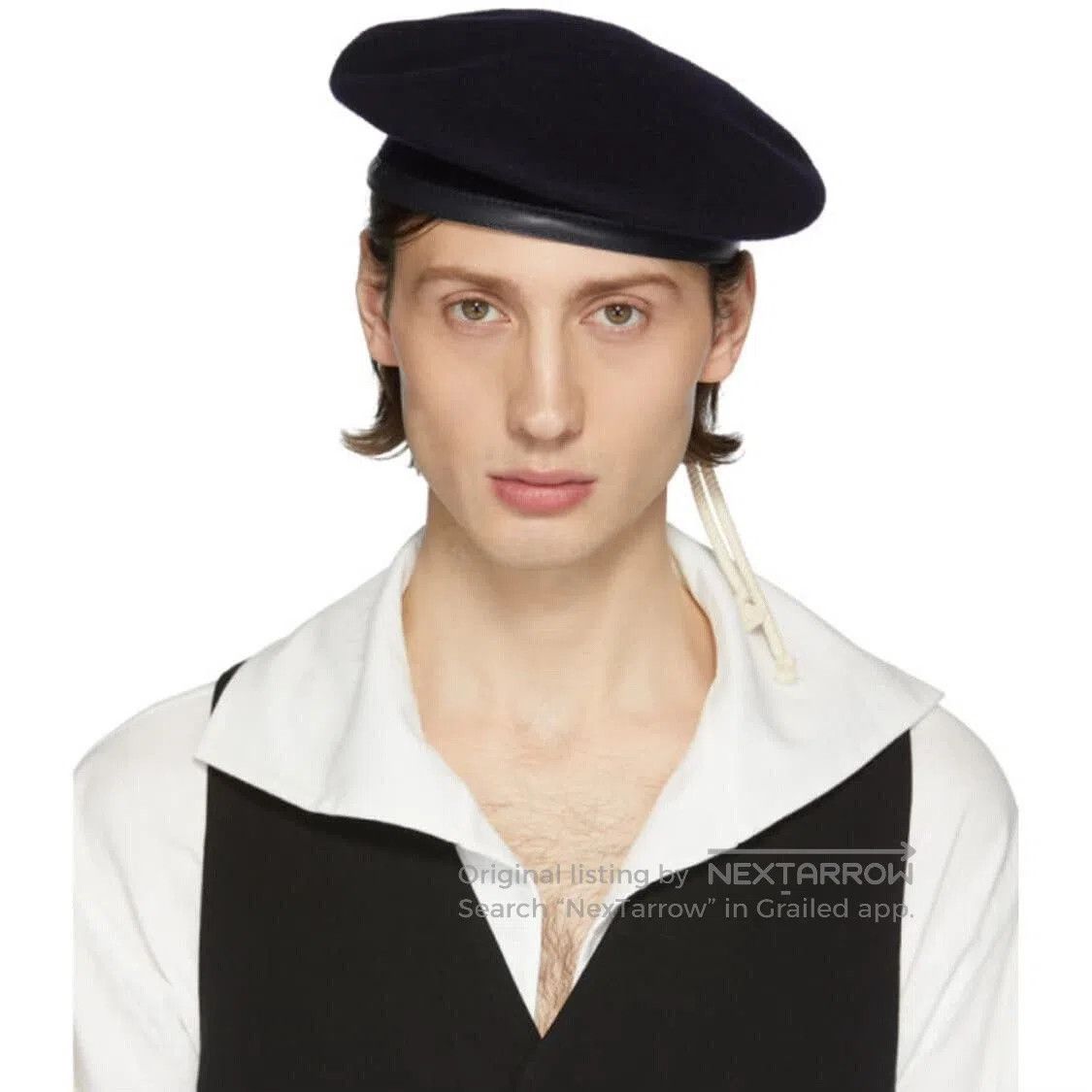 Ann Demeulemeester Ann Demeulemeester Berkeley Jazz Hat. Size ONE SIZE - 2 Thumbnail