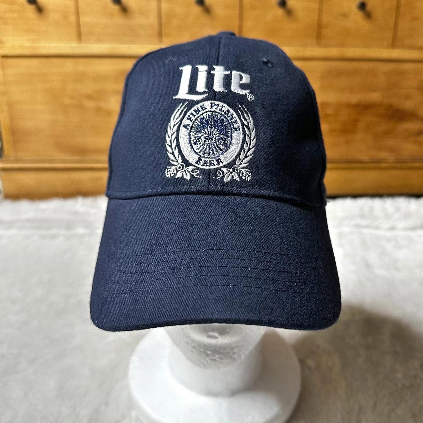 Designer Miller Lite Blue Snapback Hat Unisex Adjustable Casual Cap Size ONE SIZE - 2 Thumbnail