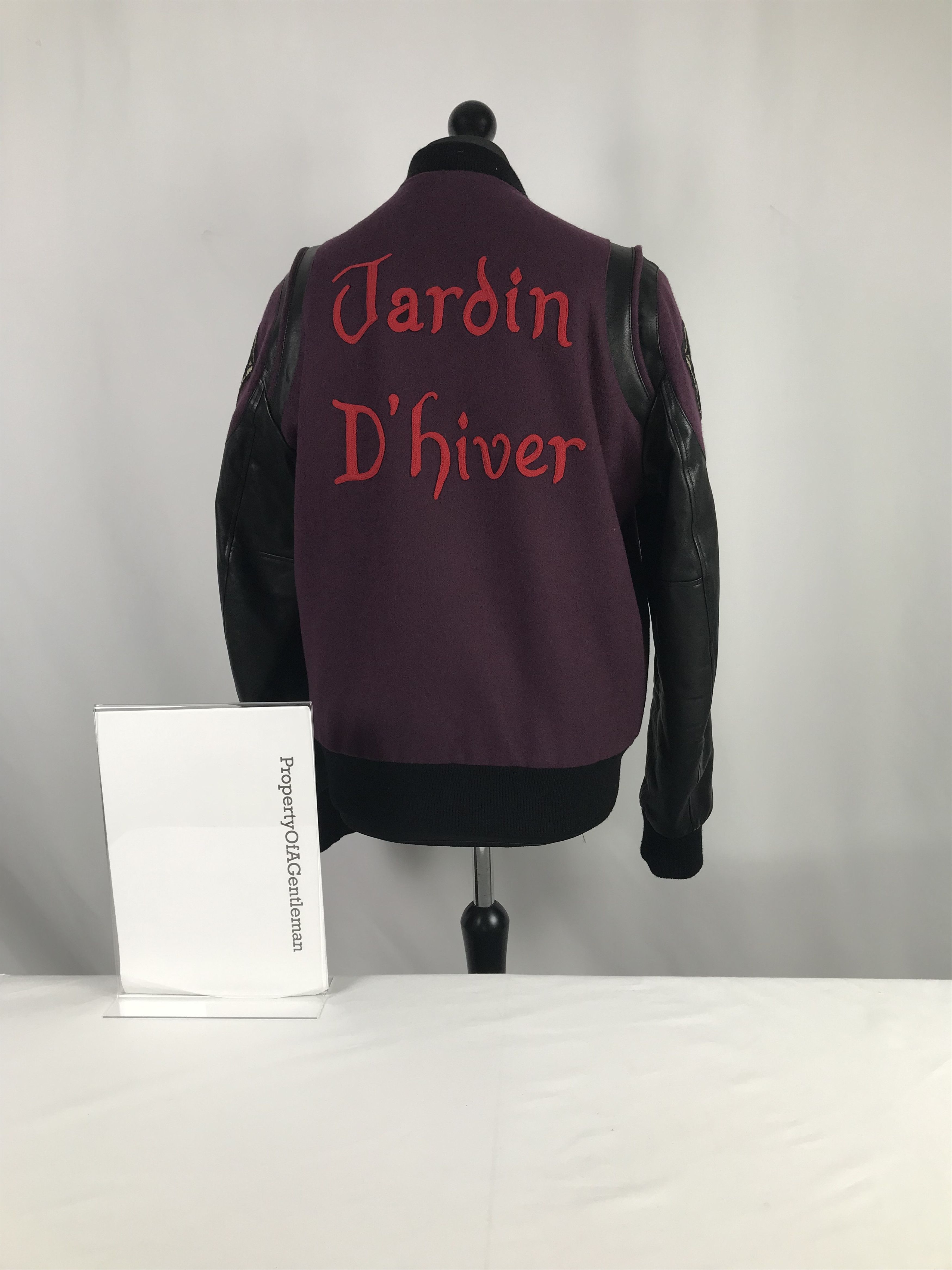 Gucci Gucci Burgundy 'A' Bomber Jacket Size US M / EU 48-50 / 2 - 6 Thumbnail