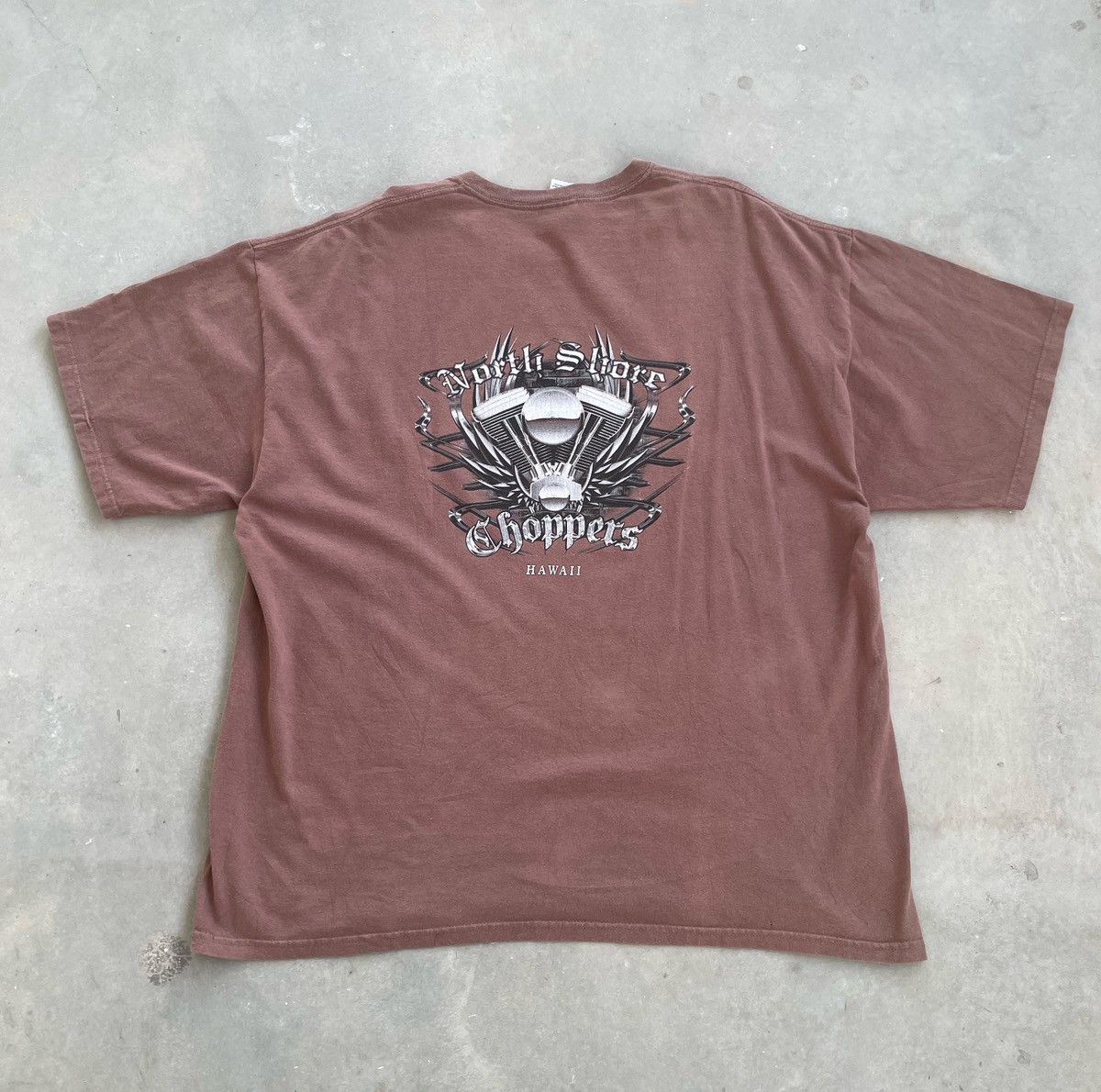 Vintage VINTAGE NORTH SHORE CHOPPERS HAWAII TEE Size US XXL / EU 58 / 5 - 1 Thumbnail