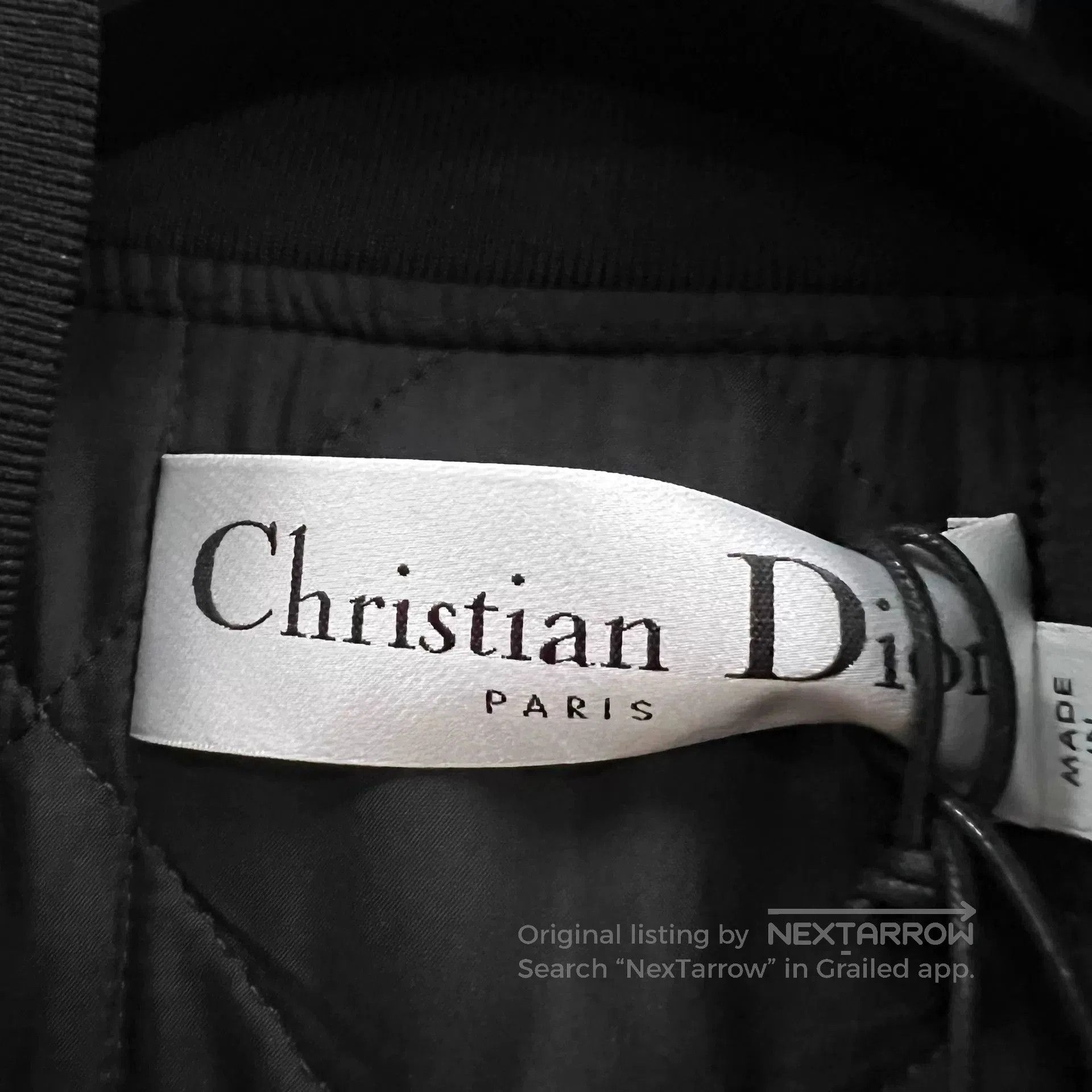 Dior gray pilot bomber jacket by Dior. Size US S / EU 44-46 / 1 - 3 Thumbnail