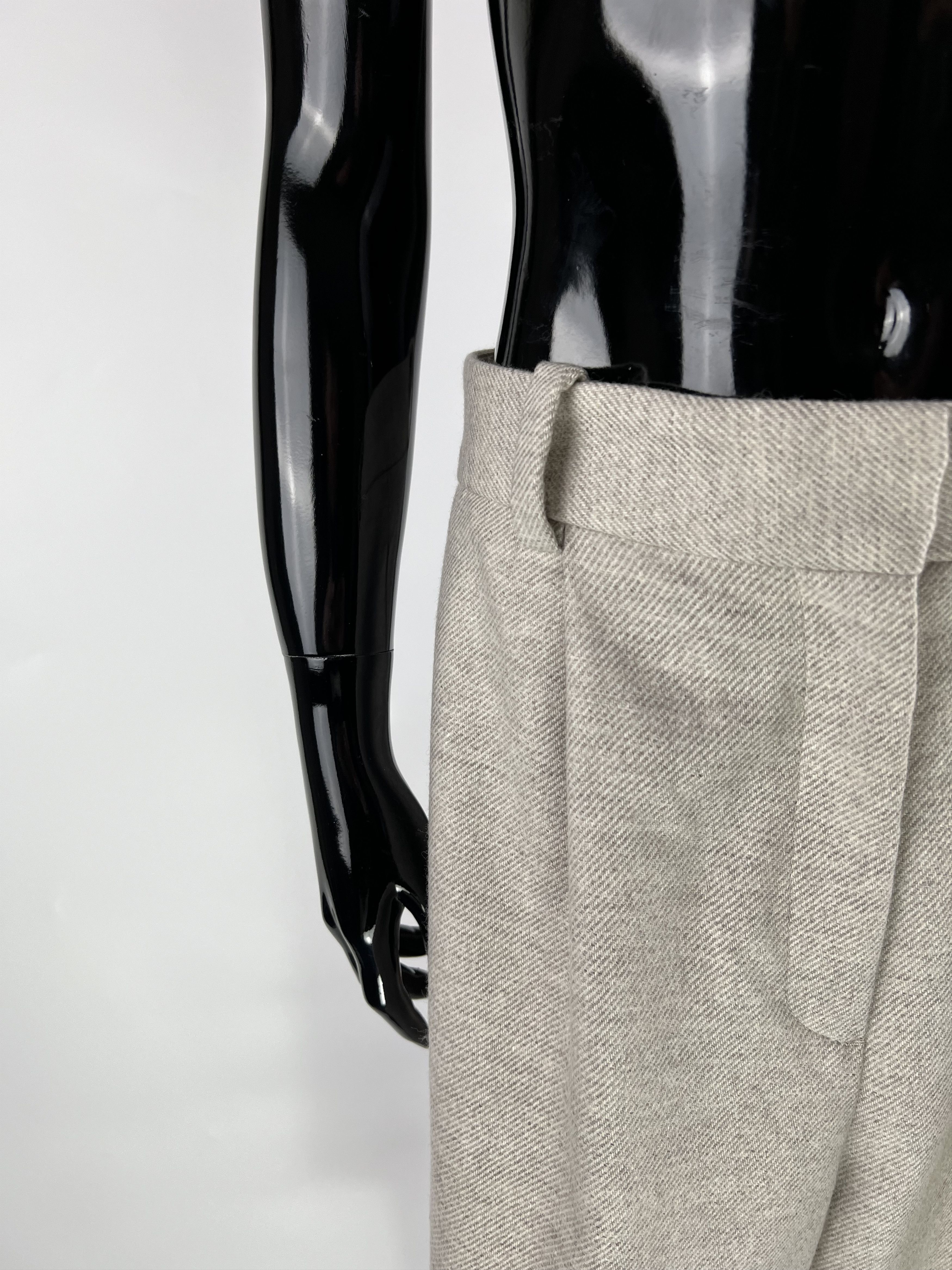 Cos COS Women's Gray Wool Cashmere Pants Size EUR42 Size 34" / US 12 / IT 48 - 6 Thumbnail
